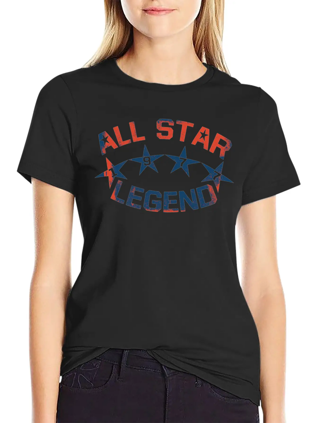 1977 All Star Legend Classic Crew Neck Graphic Tee – Everyday Minimal Look