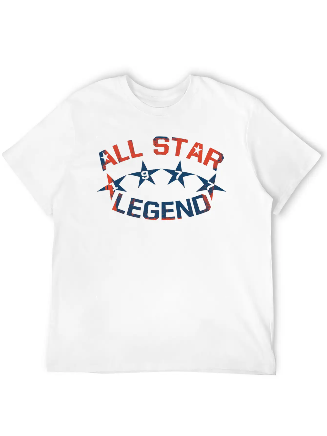 1977 All Star Legend Classic Crew Neck Graphic Tee – Everyday Minimal Look