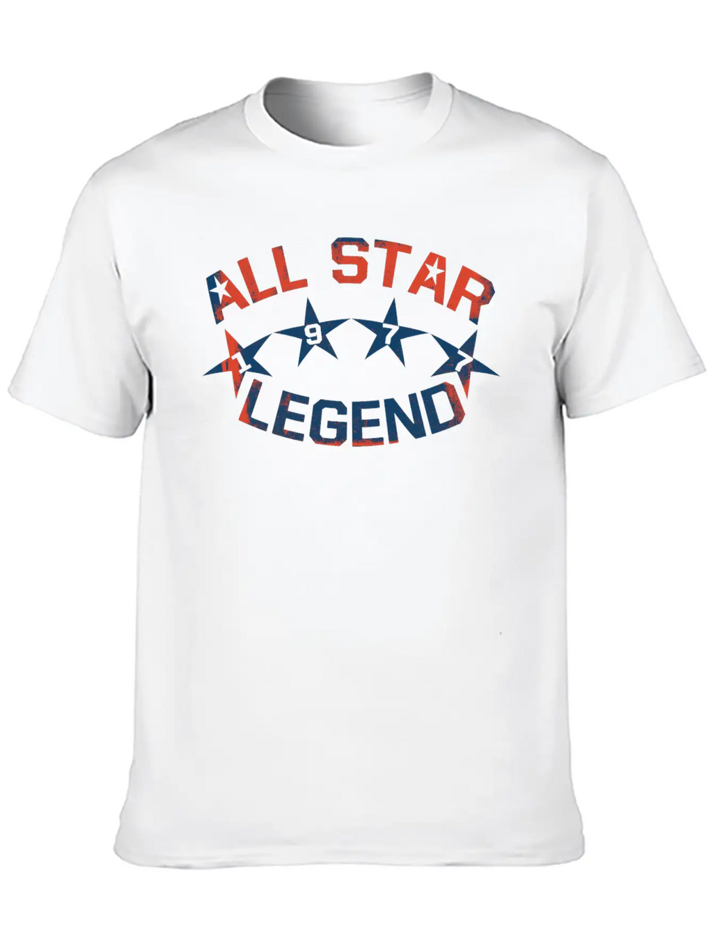 1977 All Star Legend Classic Crew Neck Graphic Tee – Everyday Minimal Look