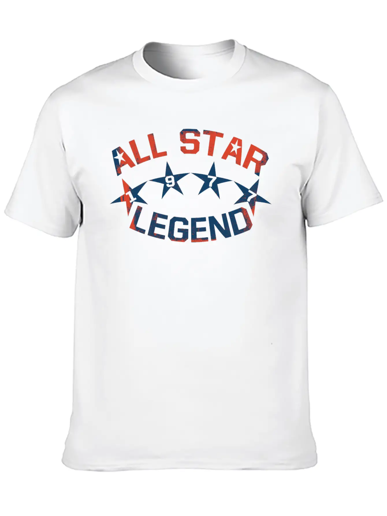 1977 All Star Legend Classic Crew Neck Graphic Tee – Everyday Minimal Look