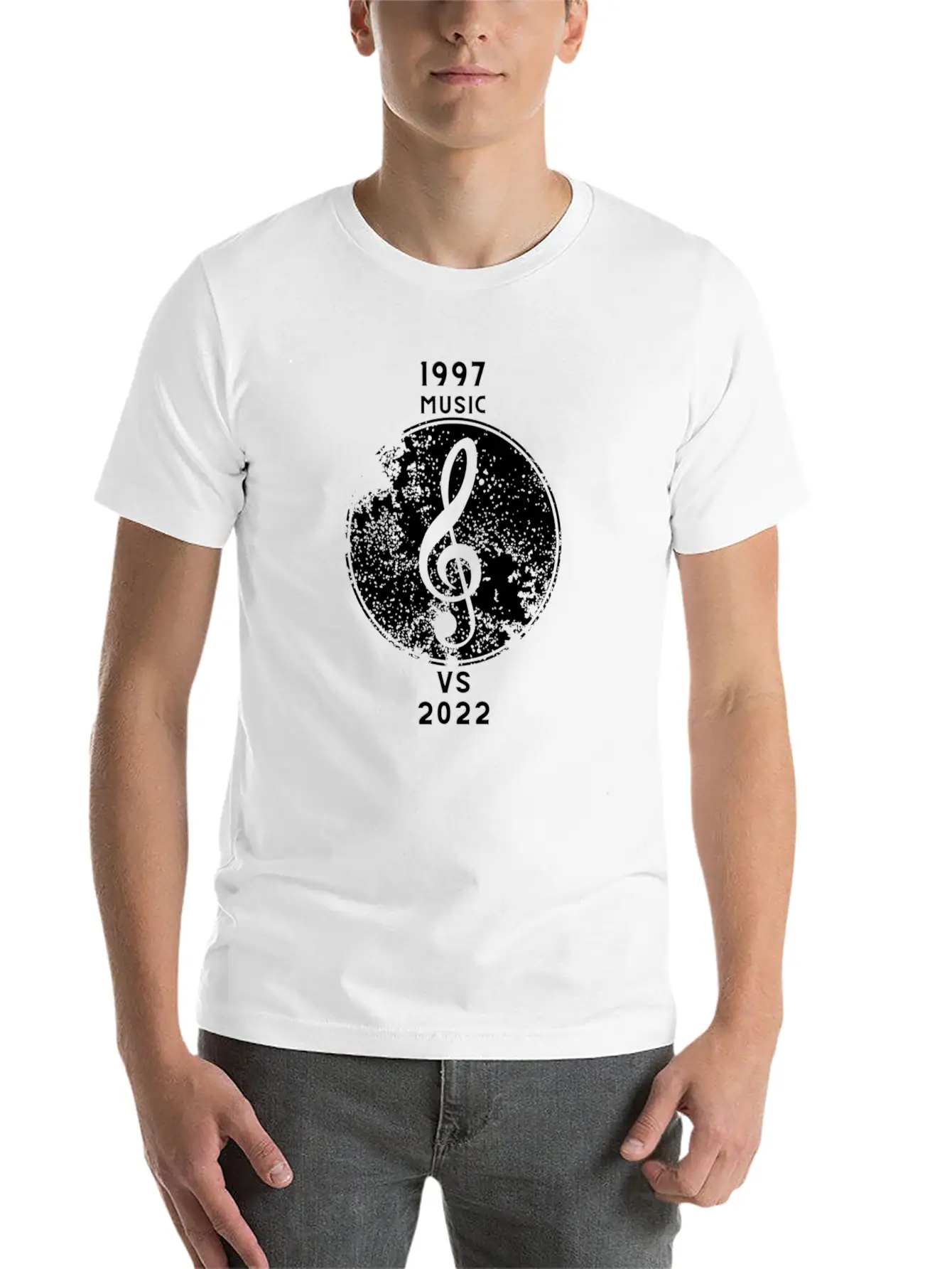 1997 Music VS 2022 Music Classic Cotton Tee – Unisex Comfort For Any Season