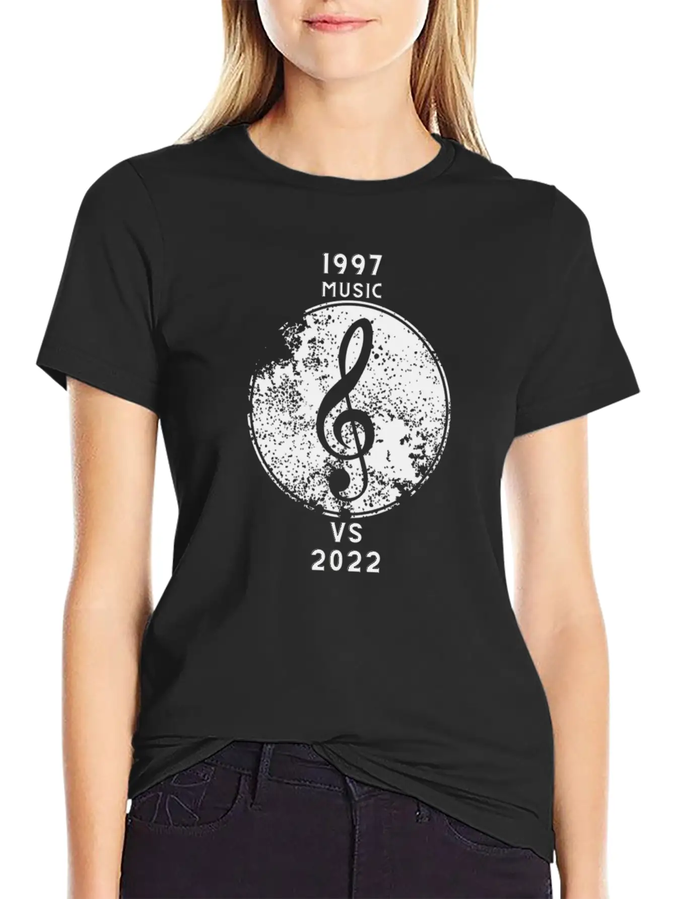 1997 Music VS 2022 Music Classic Cotton Tee – Unisex Comfort For Any Season