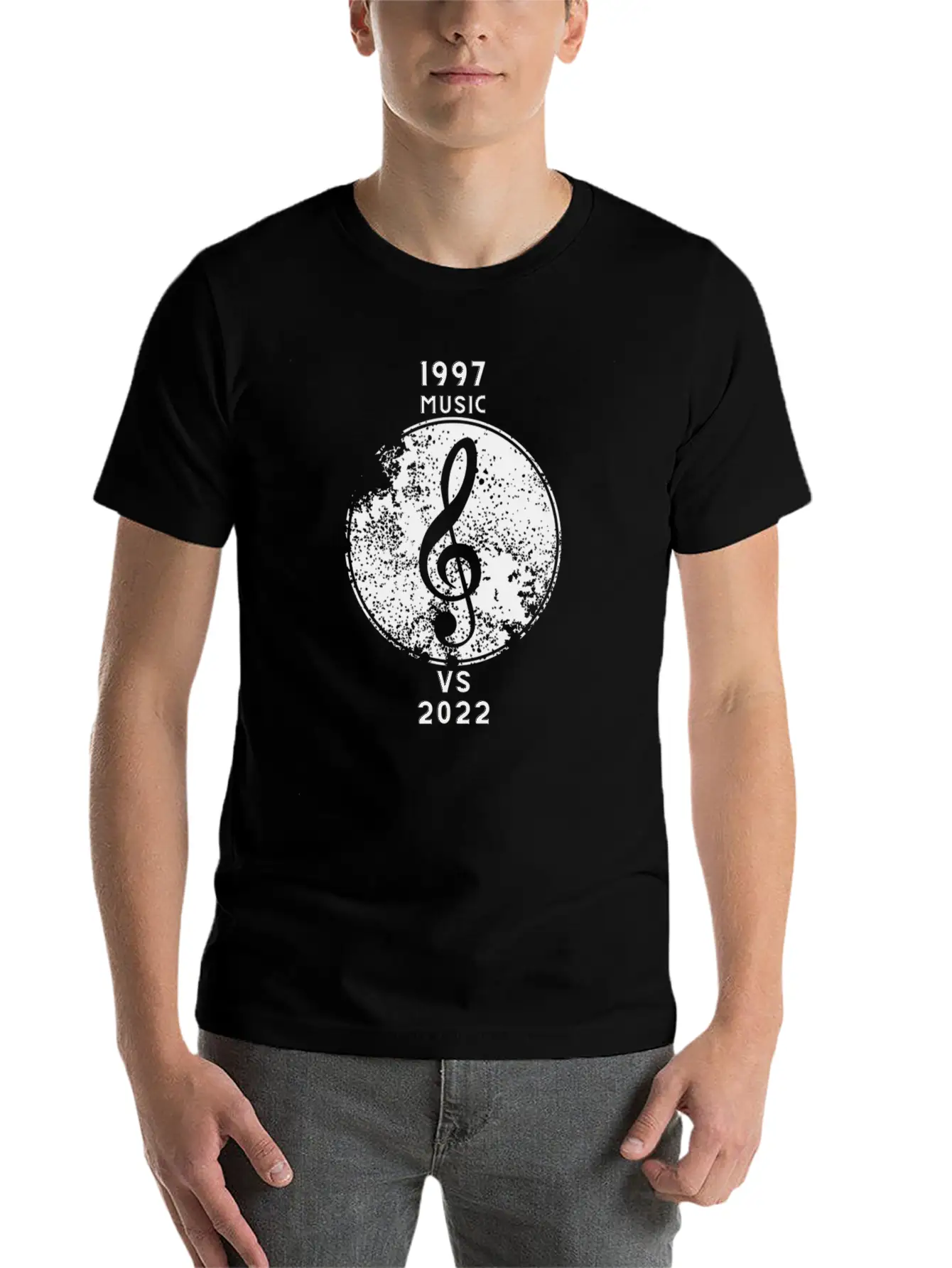 1997 Music VS 2022 Music Classic Cotton Tee – Unisex Comfort For Any Season