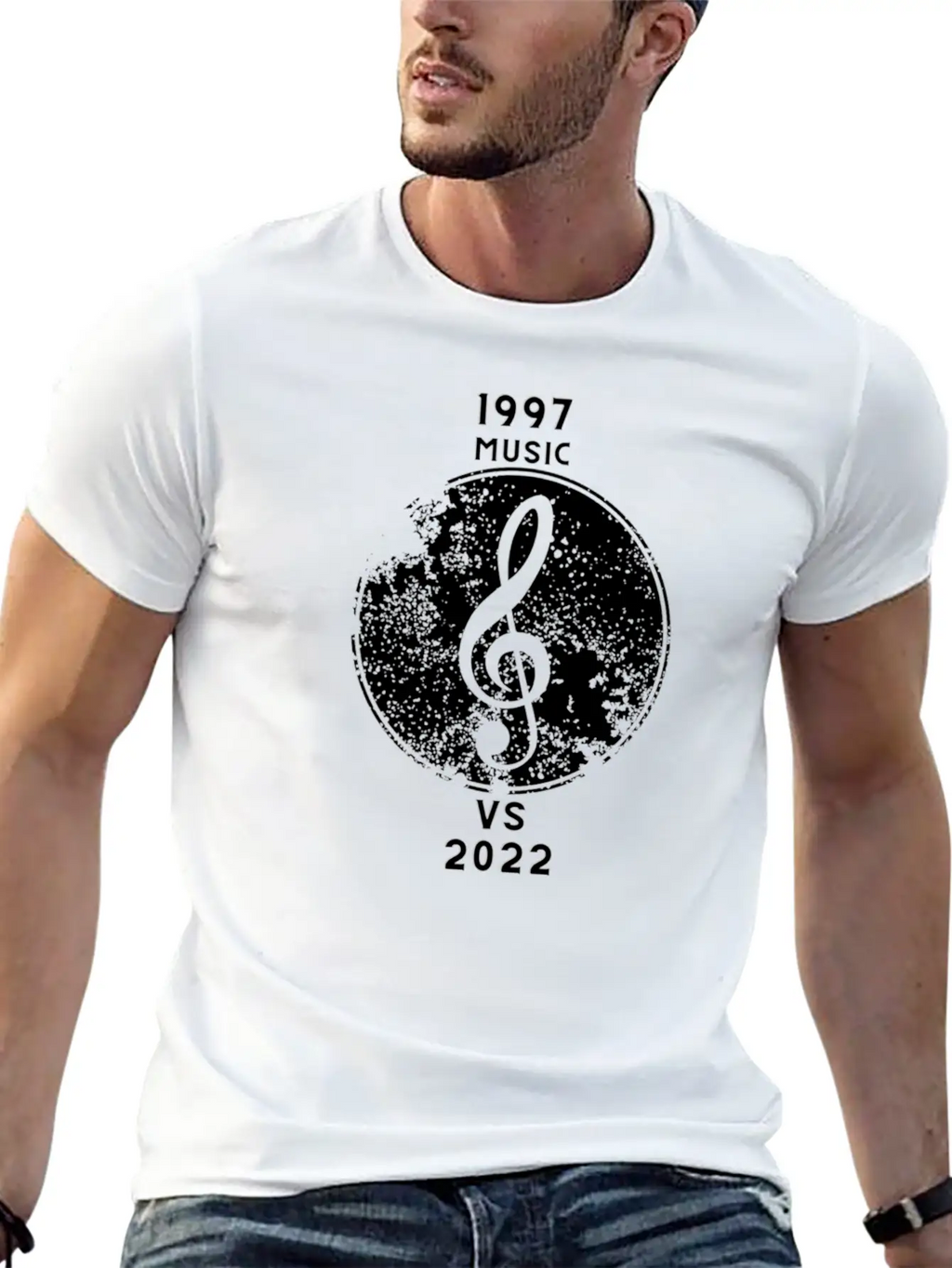 1997 Music VS 2022 Music Classic Cotton Tee – Unisex Comfort For Any Season