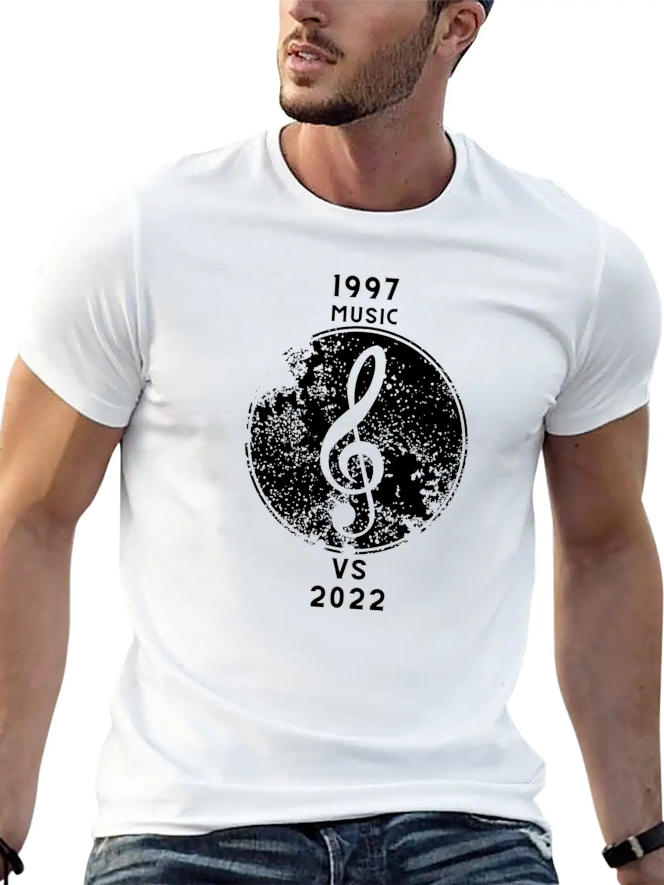 1997 Music VS 2022 Music Classic Cotton Tee – Unisex Comfort For Any Season