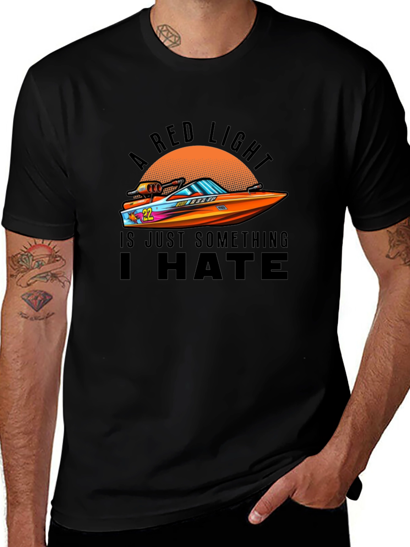 A Red Light I Hate Graphic Tee