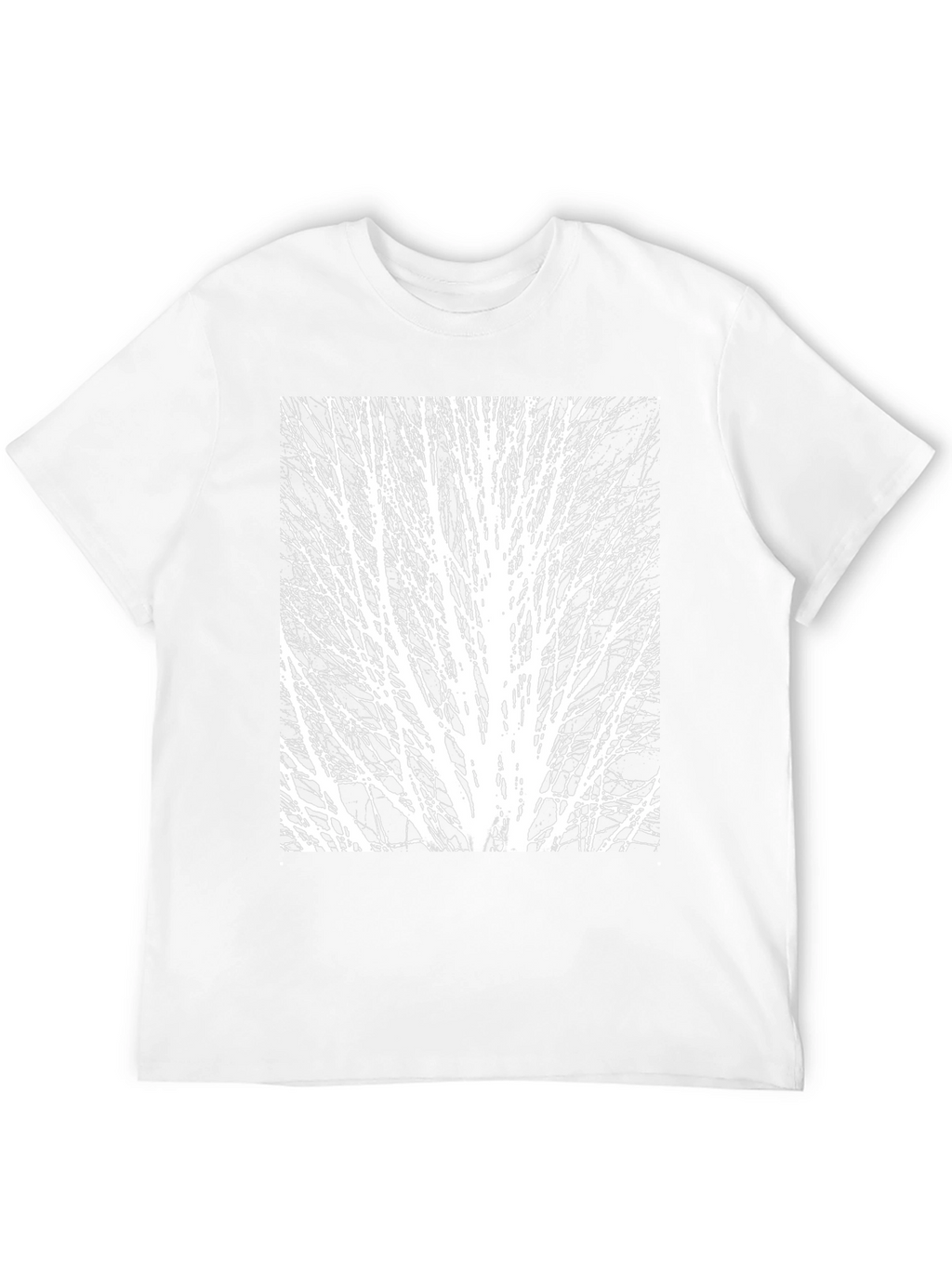Abstract Tree Graphic Black Tee
