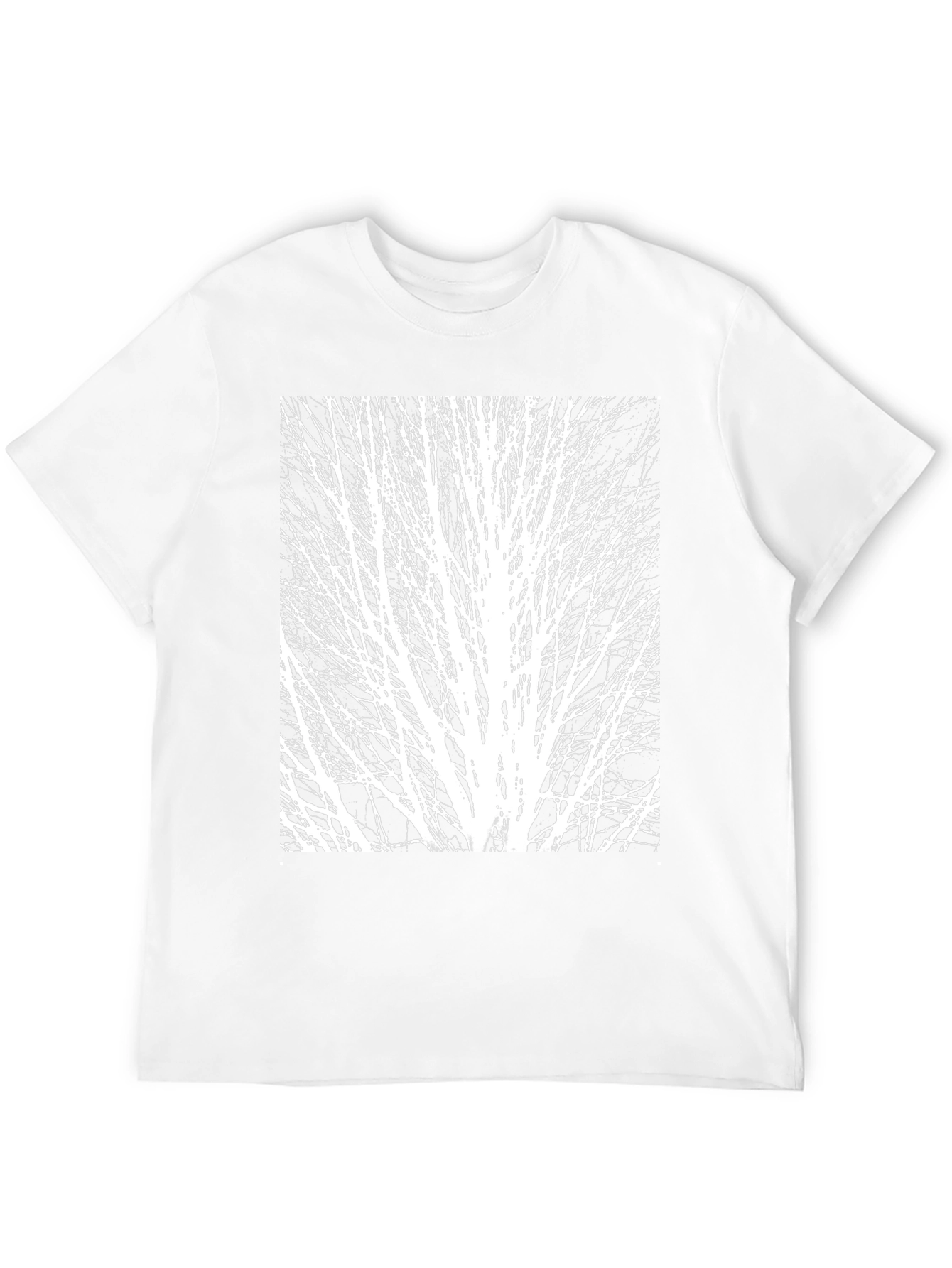 Abstract Tree Graphic Black Tee