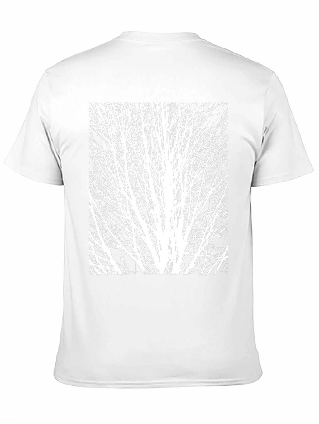 Abstract Tree Graphic Black Tee