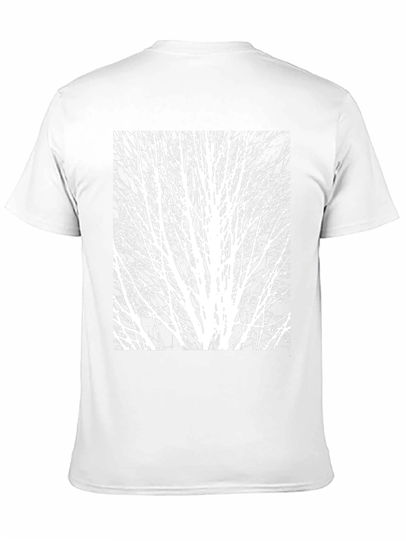 Abstract Tree Graphic Black Tee