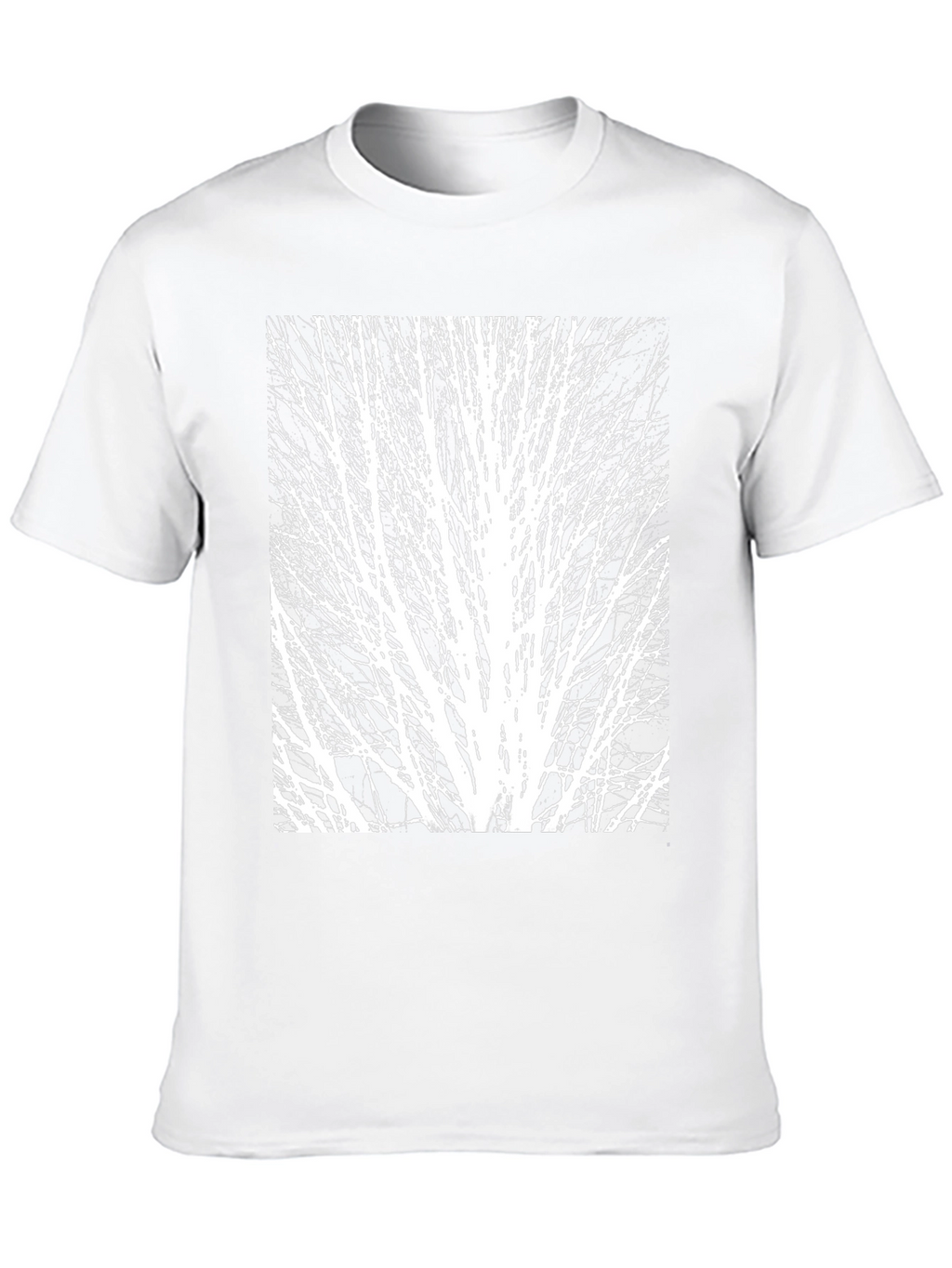 Abstract Tree Graphic Black Tee
