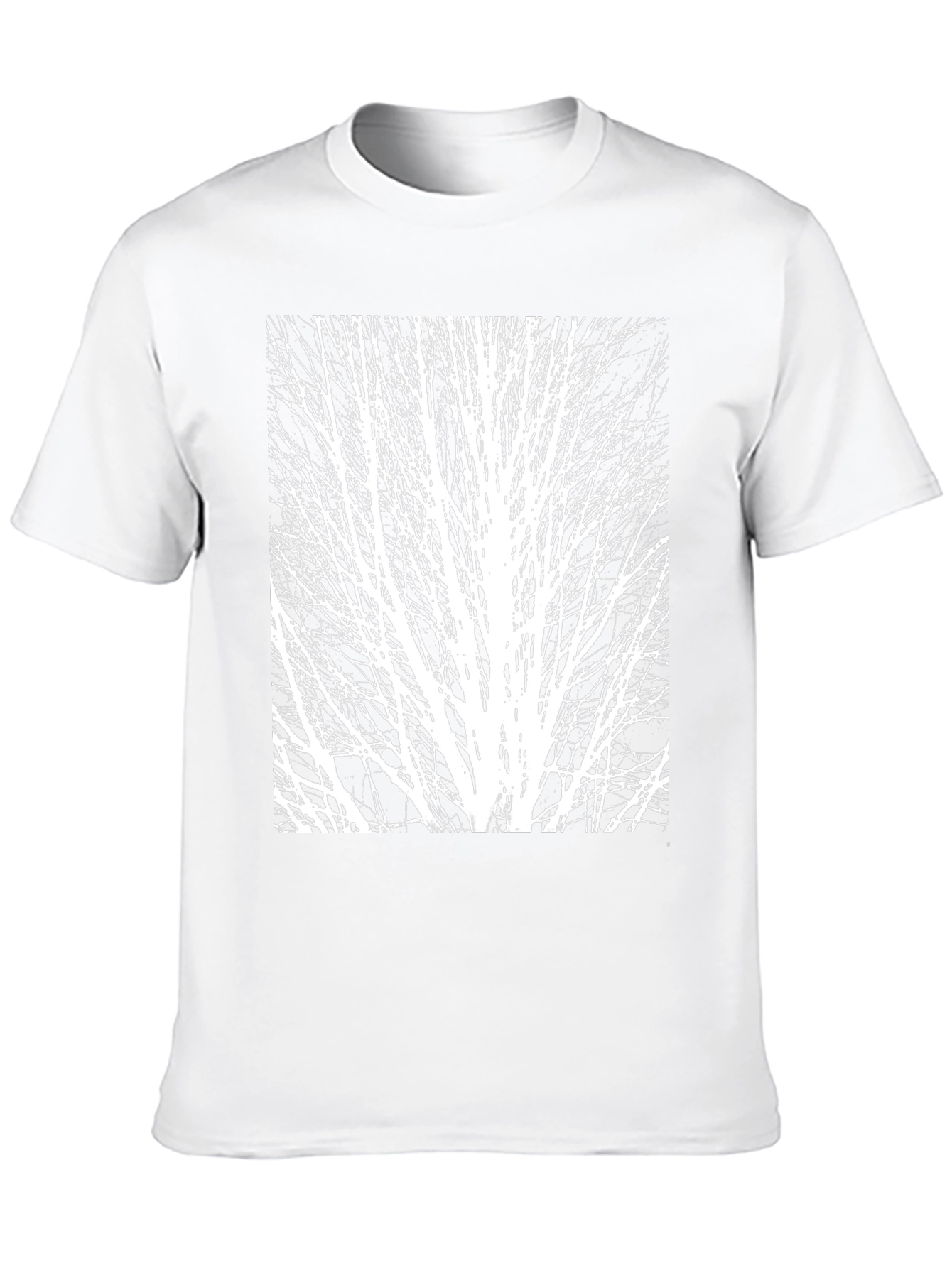 Abstract Tree Graphic Black Tee