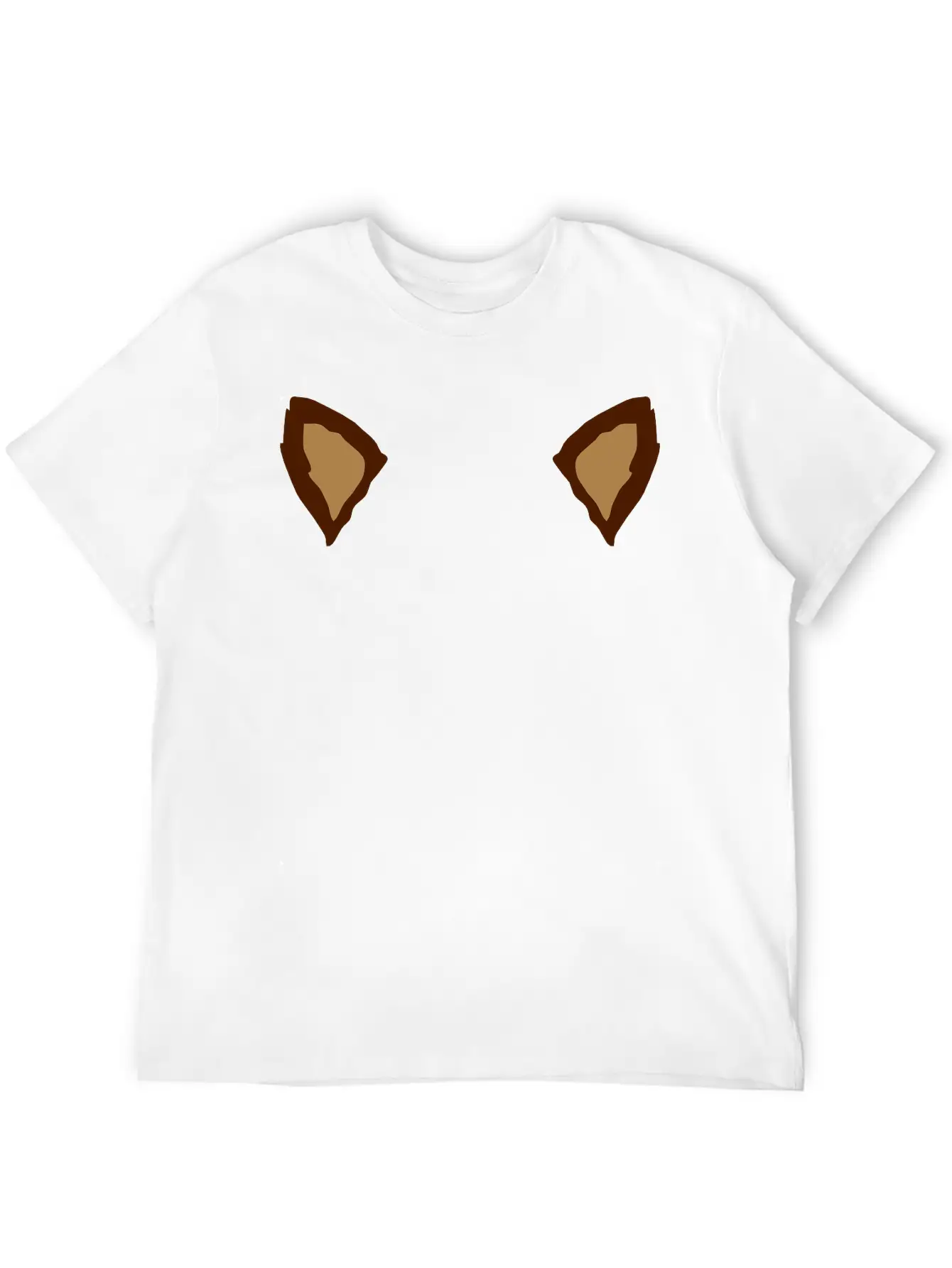 2 Animal Ears Classic Crew Neck Graphic Tee – Everyday Minimal Look