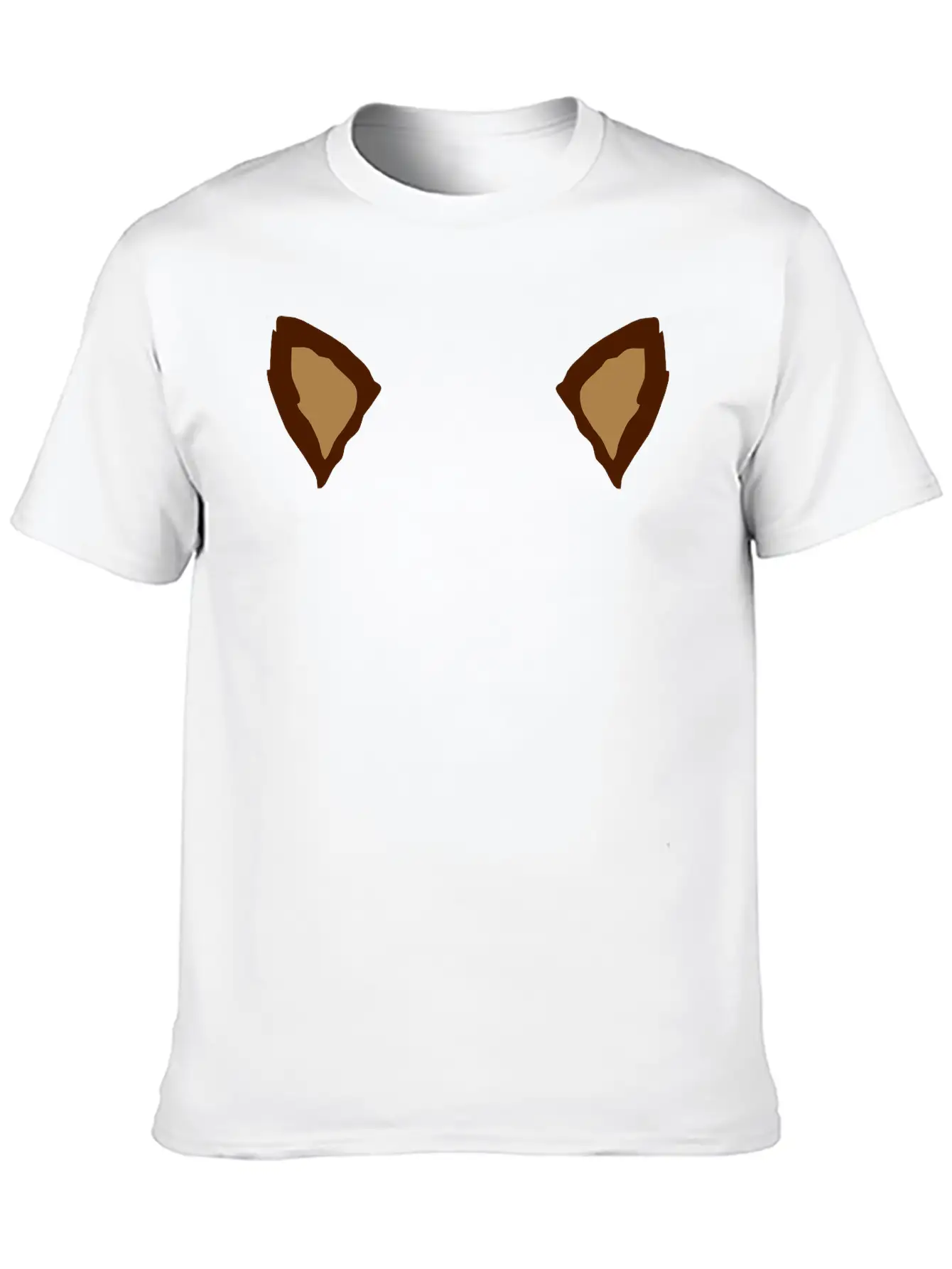 2 Animal Ears Classic Crew Neck Graphic Tee – Everyday Minimal Look