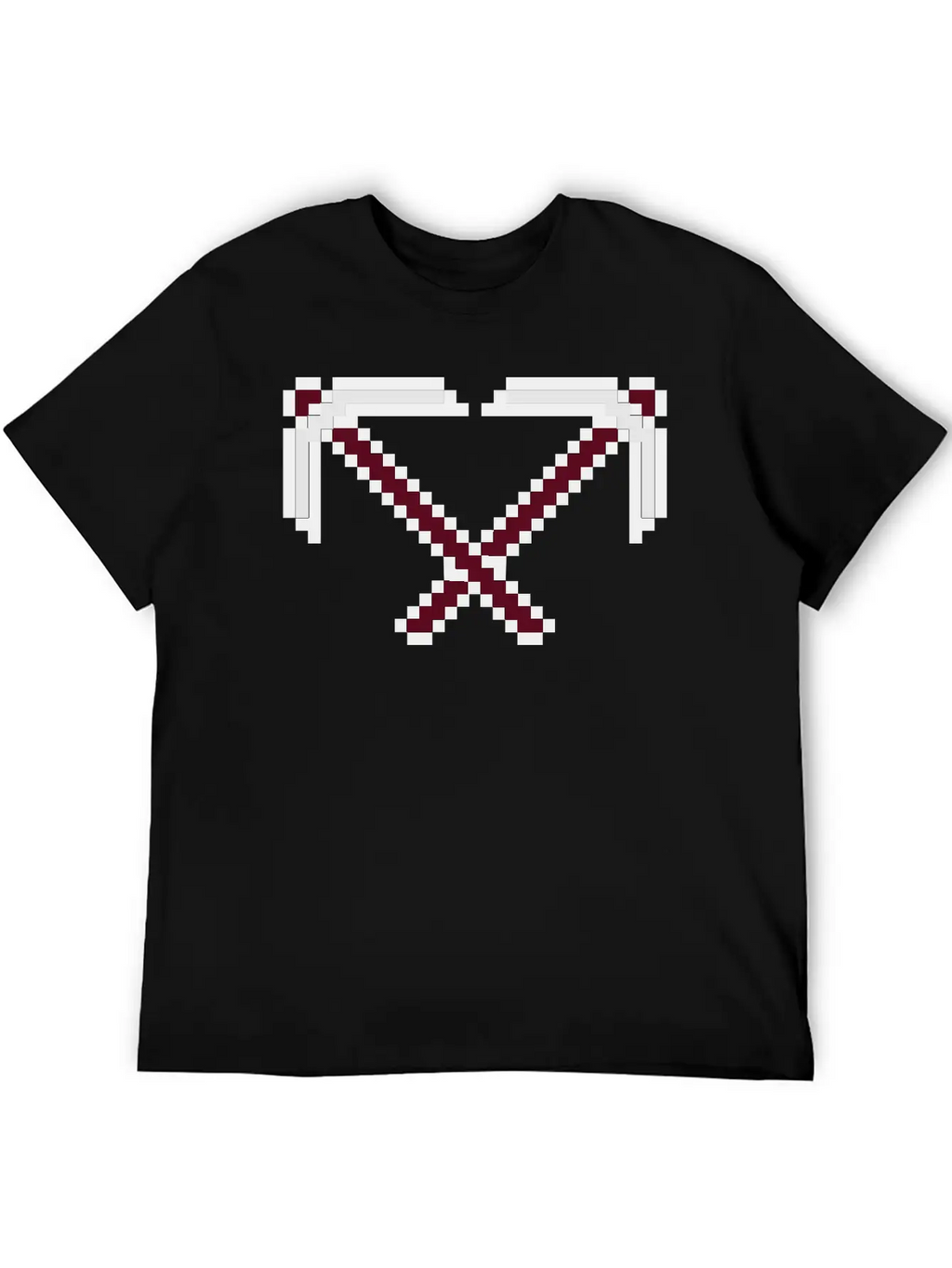 2 Cross Pixel Retro Computer Game Build Gamer Game Breathable Graphic T-Shirt – Perfect For Casual Days