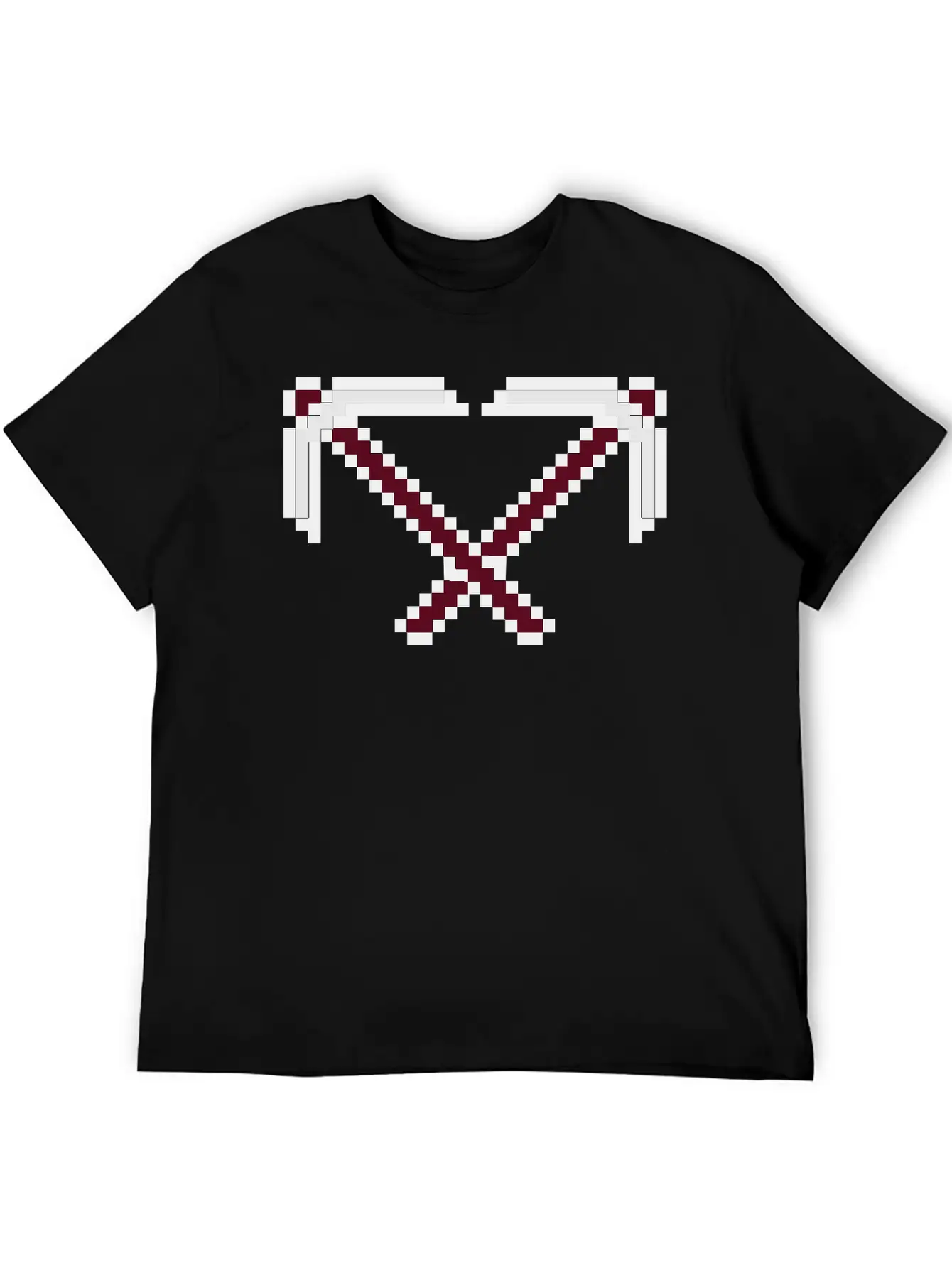2 Cross Pixel Retro Computer Game Build Gamer Game Breathable Graphic T-Shirt – Perfect For Casual Days