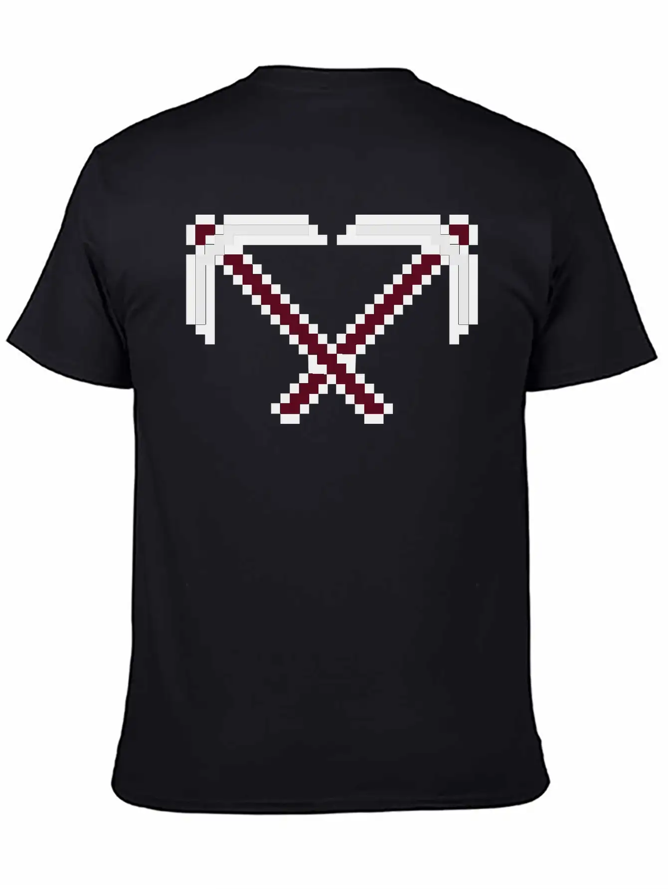 2 Cross Pixel Retro Computer Game Build Gamer Game Breathable Graphic T-Shirt – Perfect For Casual Days