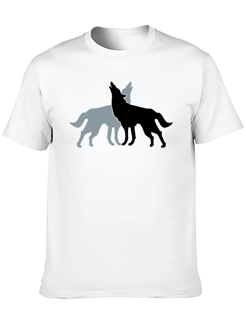 2 Wolf Dogs Unisex Casual T-Shirt – Clean Design For Daily Comfort