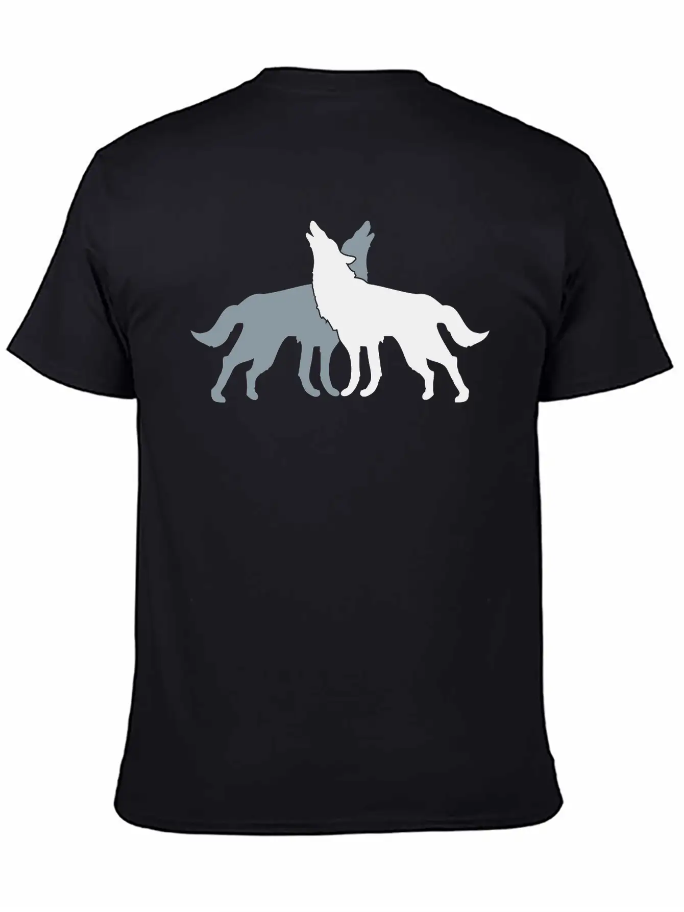 2 Wolf Dogs Unisex Casual T-Shirt – Clean Design For Daily Comfort