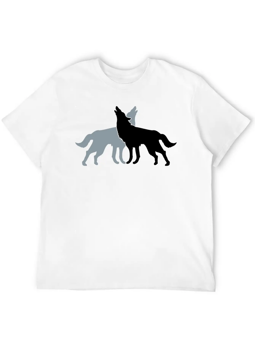 2 Wolf Dogs Unisex Casual T-Shirt – Clean Design For Daily Comfort