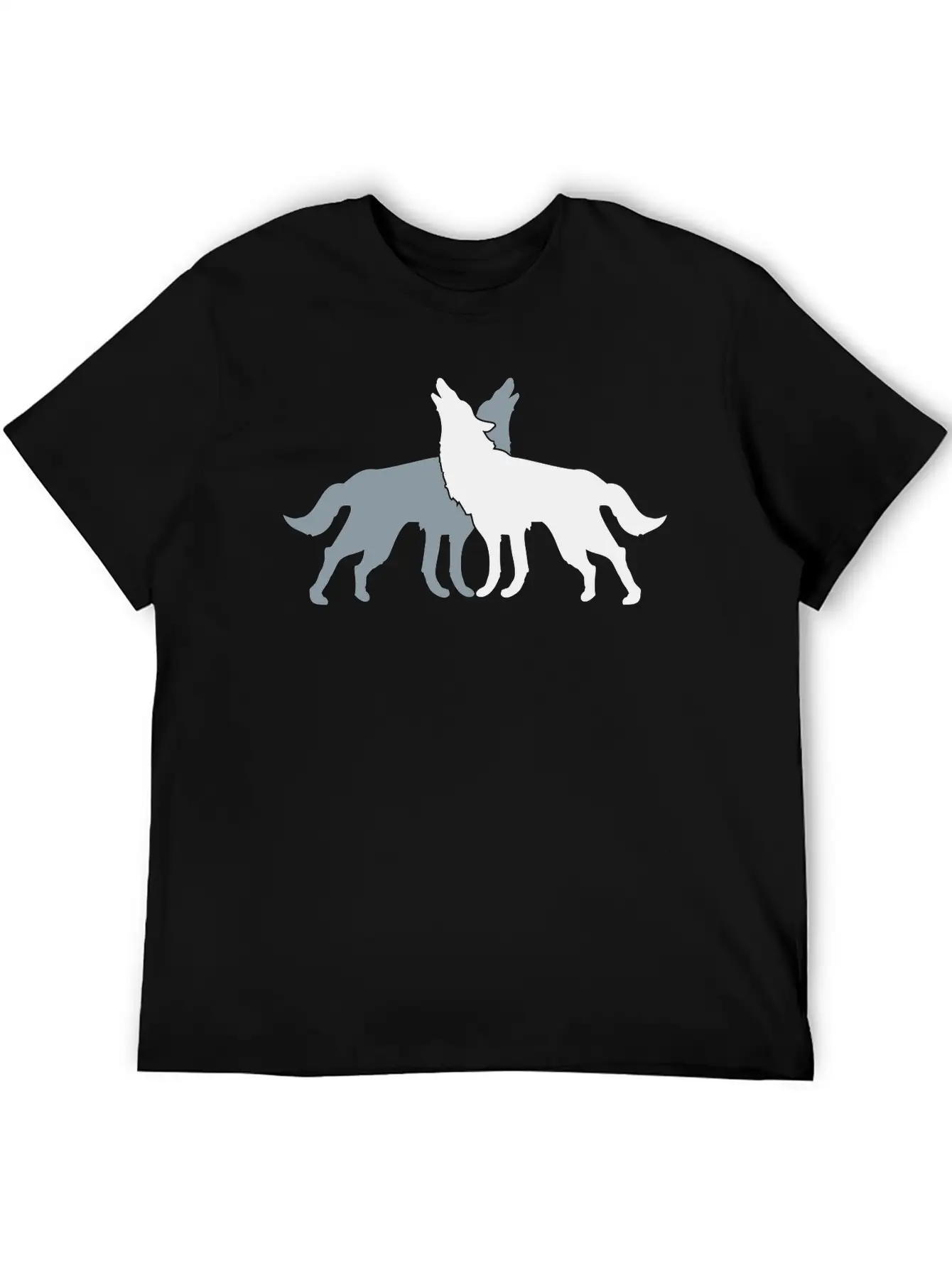 2 Wolf Dogs Unisex Casual T-Shirt – Clean Design For Daily Comfort