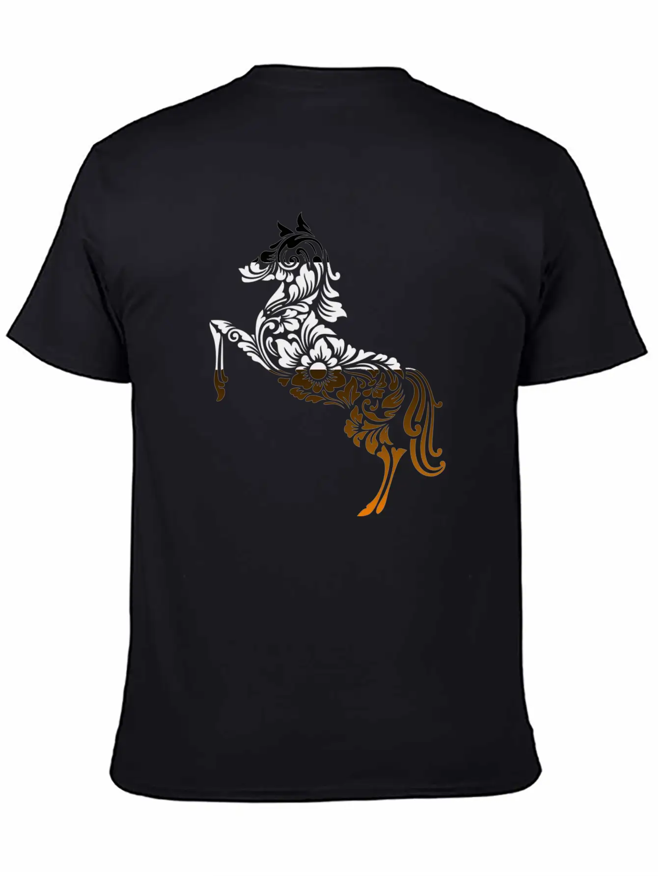 2014 Horse Ornament Decor Classic Cotton Tee – Unisex Comfort For Any Season