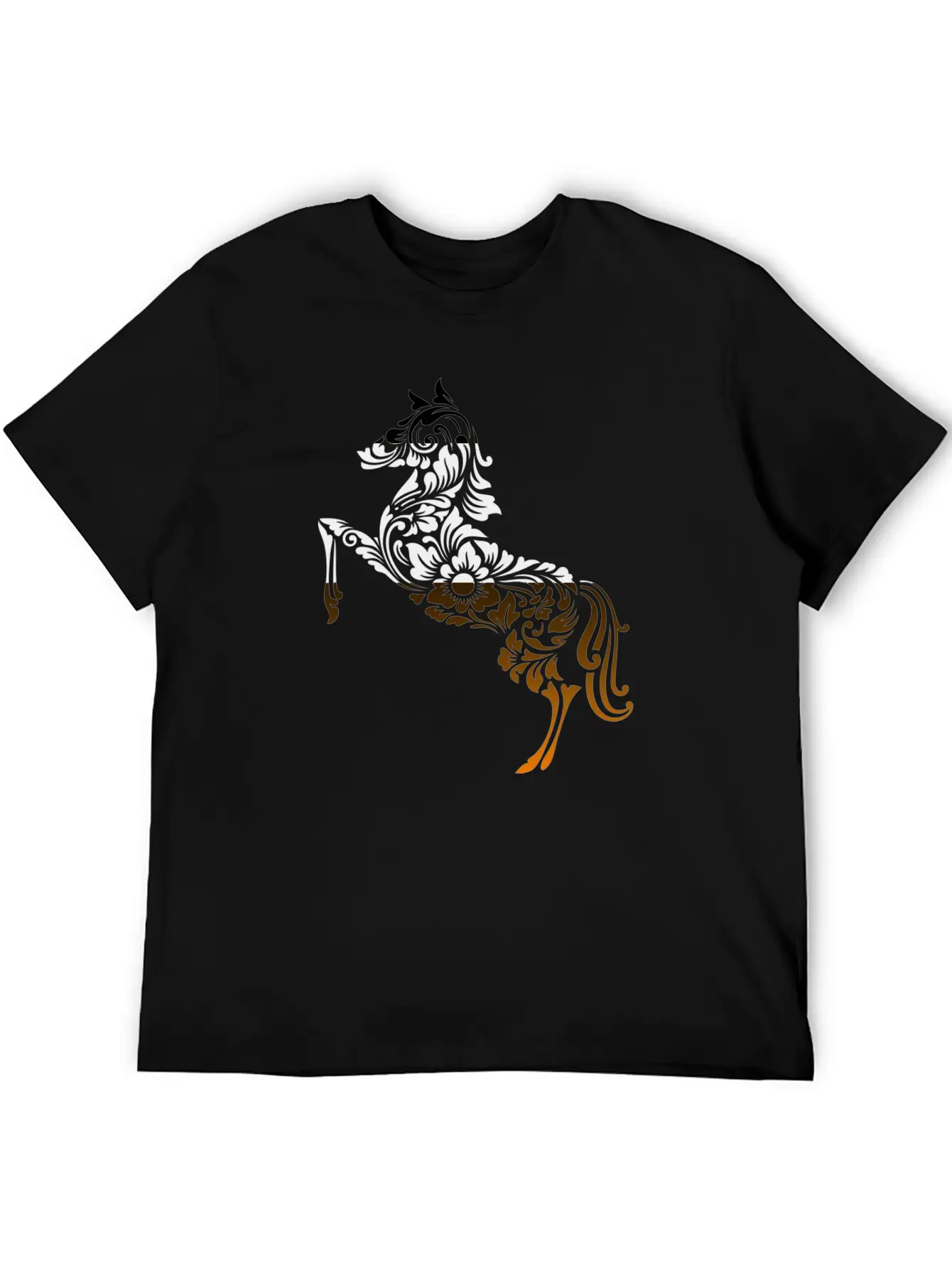 2014 Horse Ornament Decor Classic Cotton Tee – Unisex Comfort For Any Season