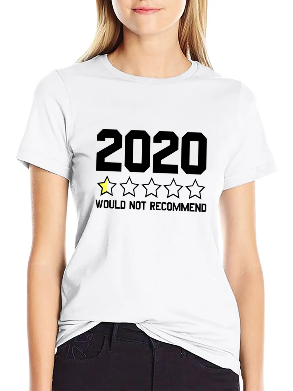 2020 Would Not Recommend 2020 Review Half-Star Classic Fit Graphic Tee For Daily Comfort – Unisex Cotton Shirt