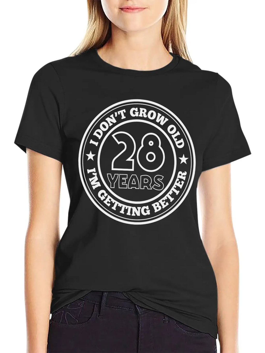 28 Years Old I Am Getting Better Essential Unisex Summer Tee – Soft Cotton Casual Fit
