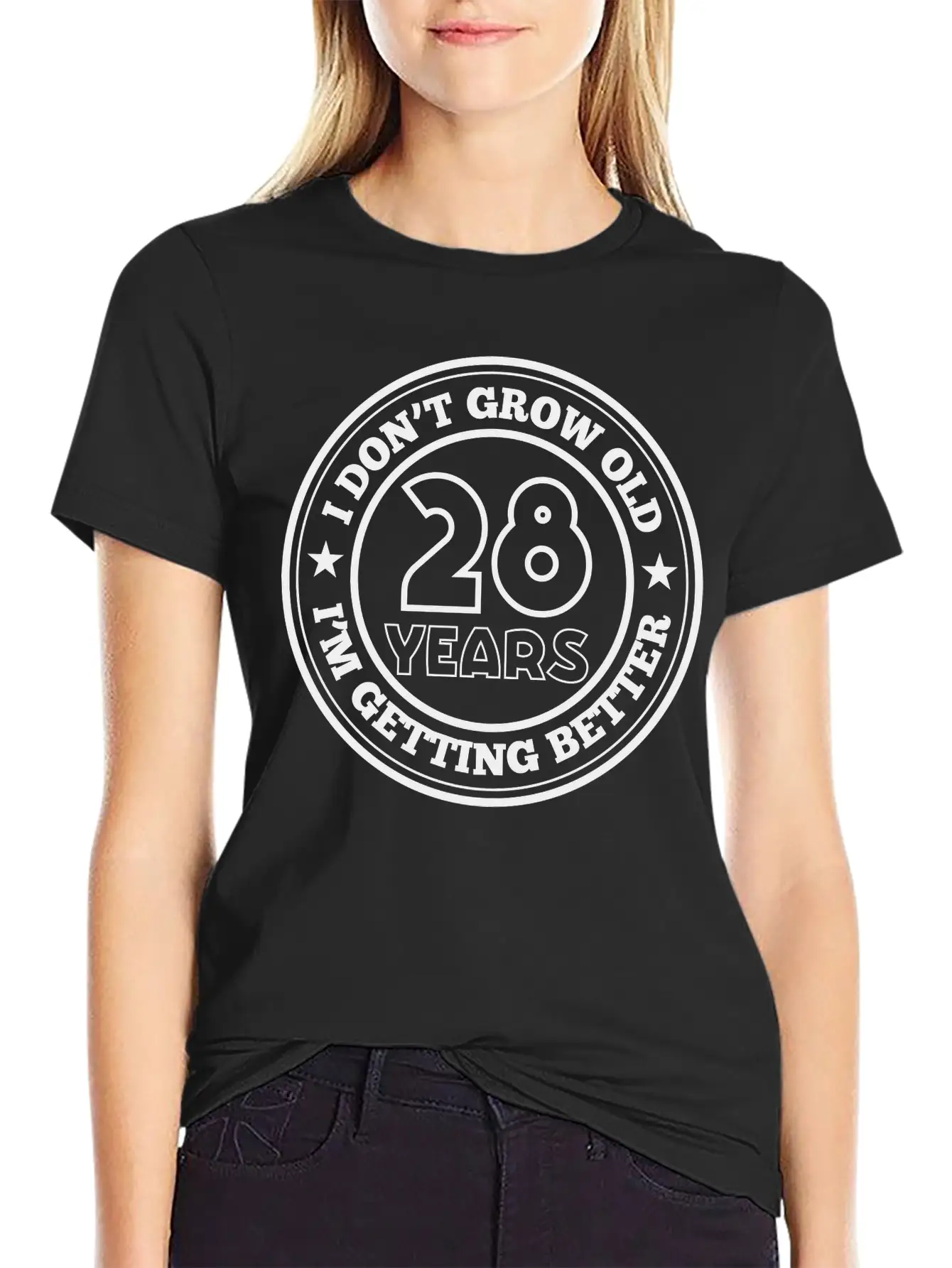28 Years Old I Am Getting Better Essential Unisex Summer Tee – Soft Cotton Casual Fit