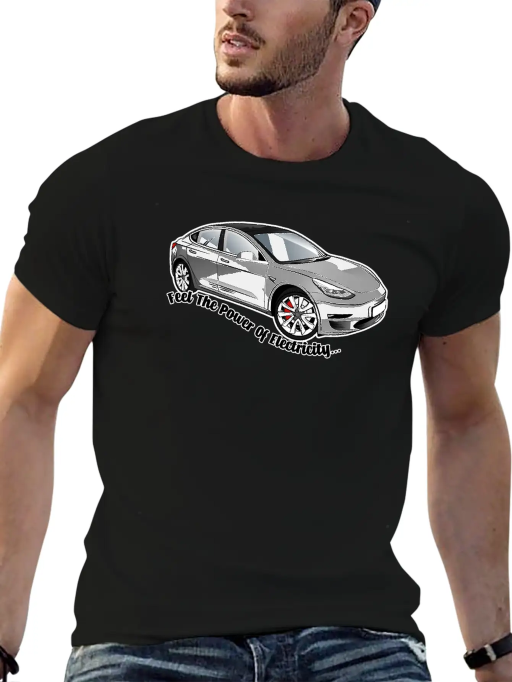3 (silver) Unisex Casual T-Shirt – Clean Design For Daily Comfort