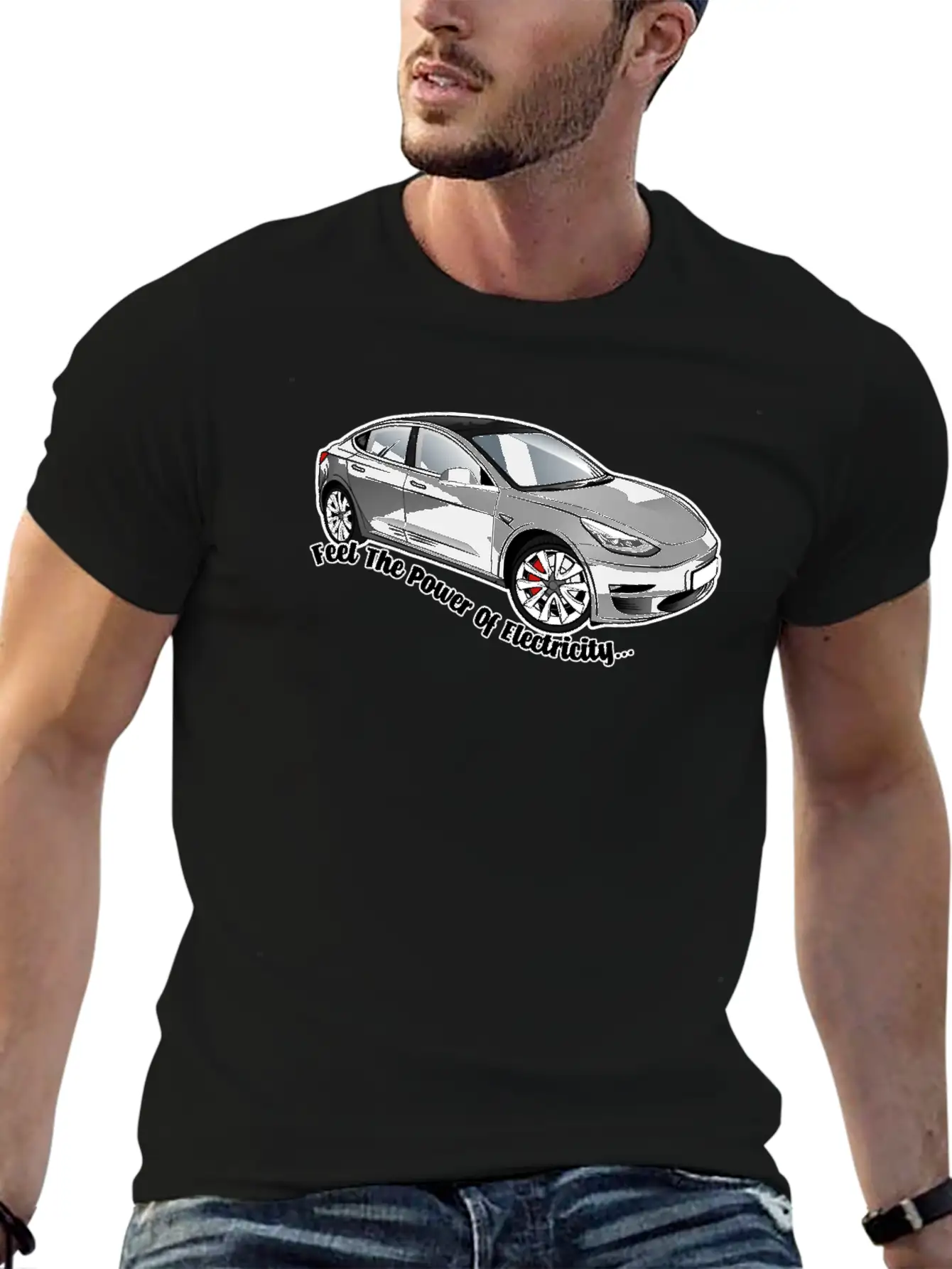 3 (silver) Unisex Casual T-Shirt – Clean Design For Daily Comfort