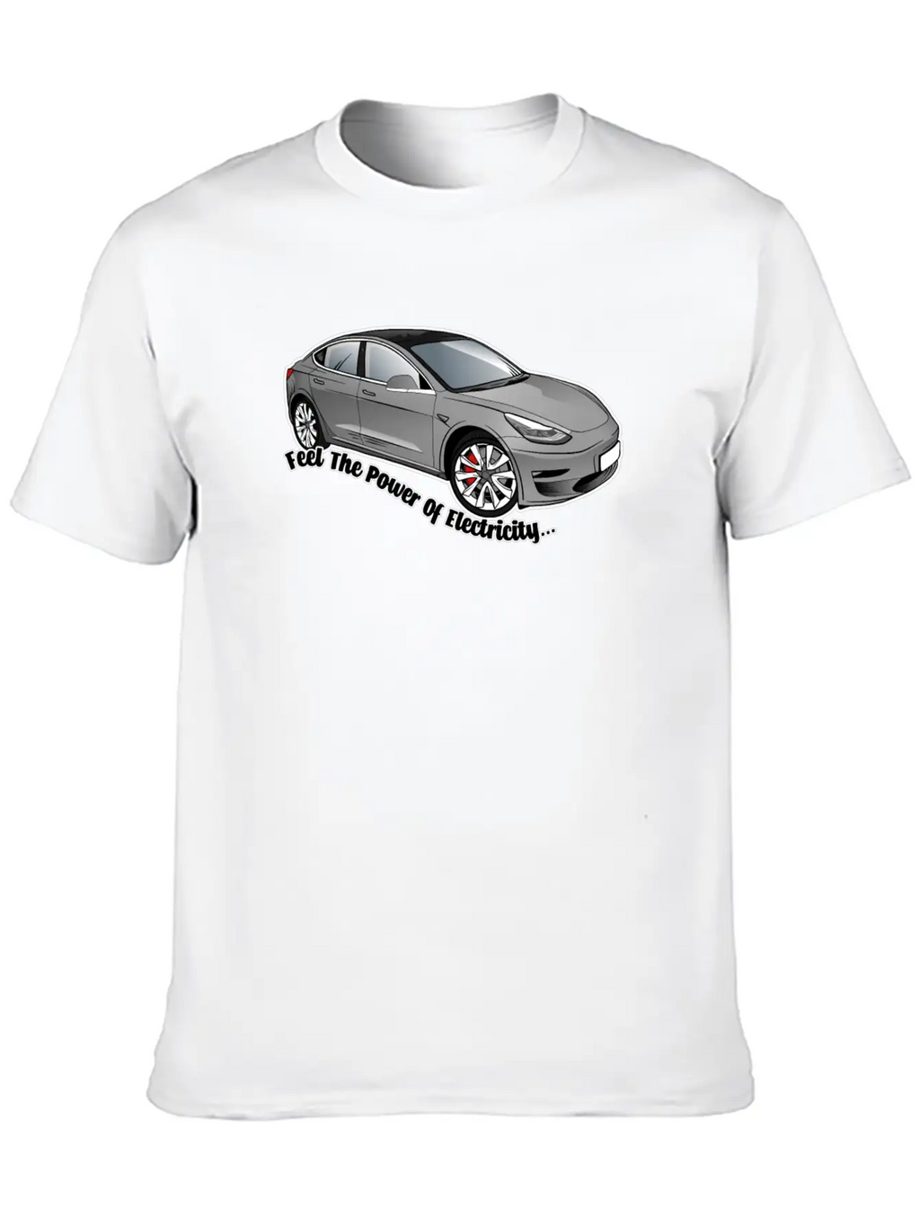 3 (silver) Unisex Casual T-Shirt – Clean Design For Daily Comfort