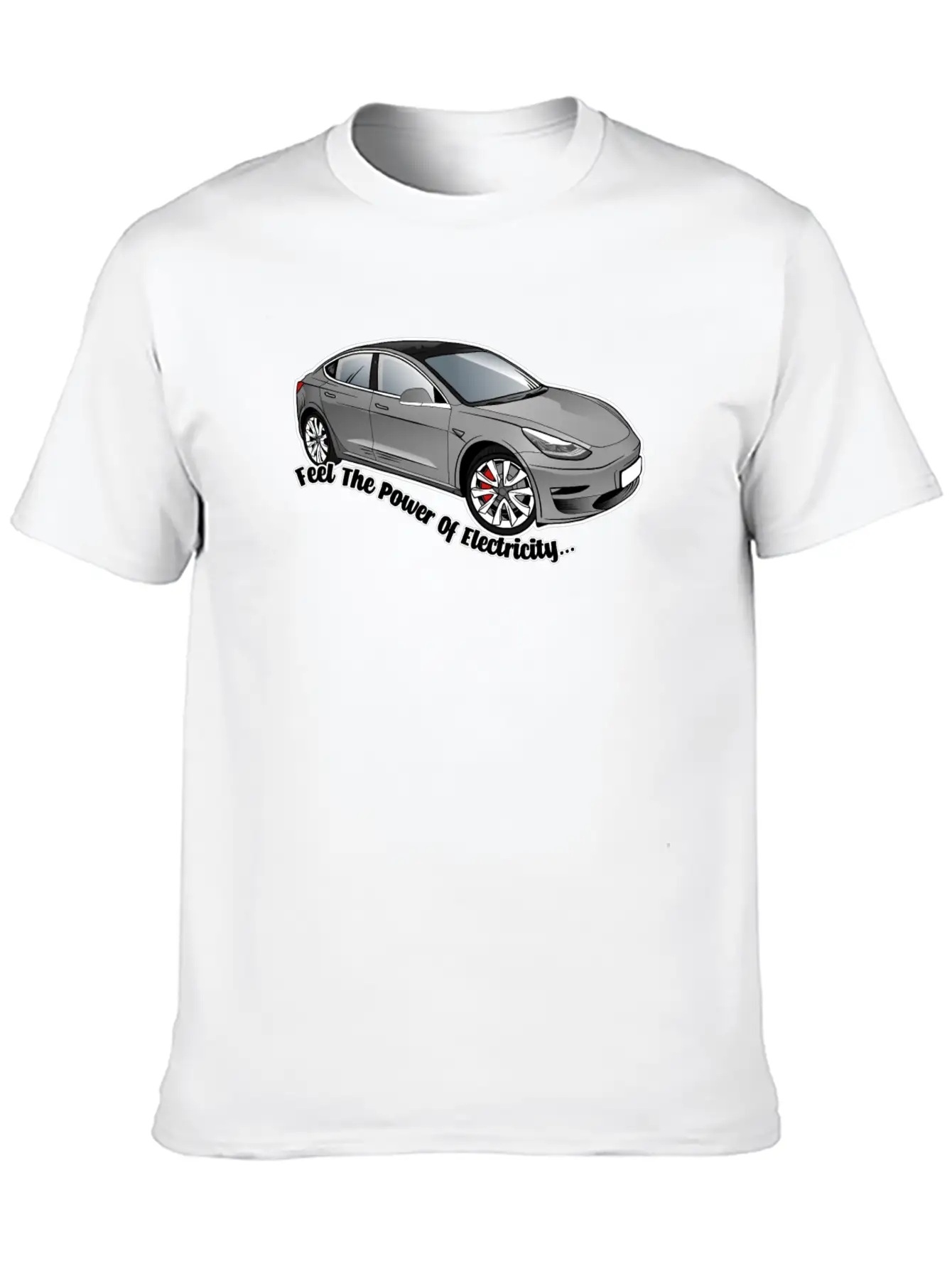 3 (silver) Unisex Casual T-Shirt – Clean Design For Daily Comfort