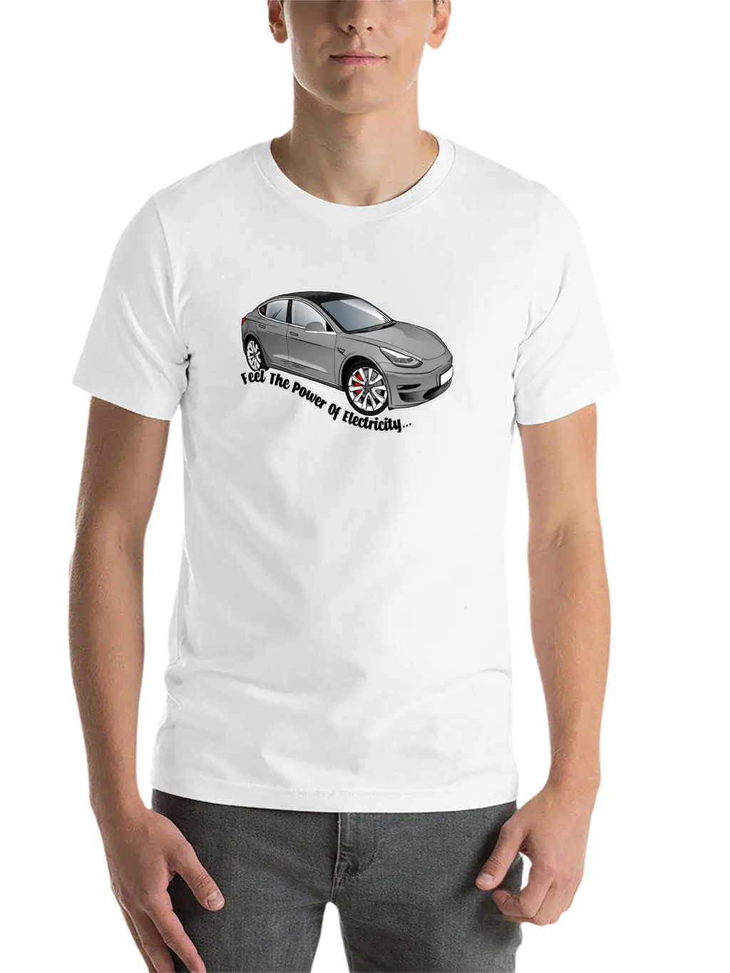 3 (silver) Unisex Casual T-Shirt – Clean Design For Daily Comfort