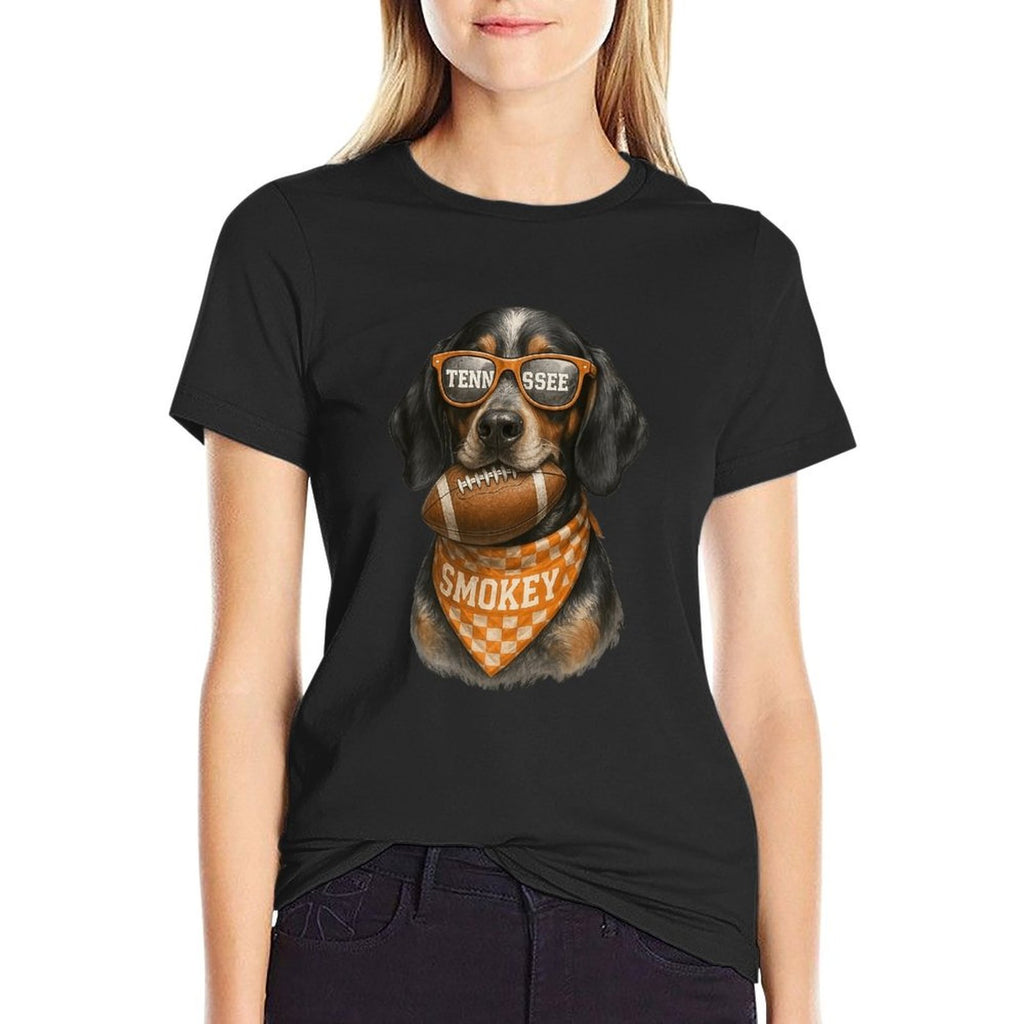 Custom Dog Graphic T-Shirt | Unisex Casual Football Fan Tee