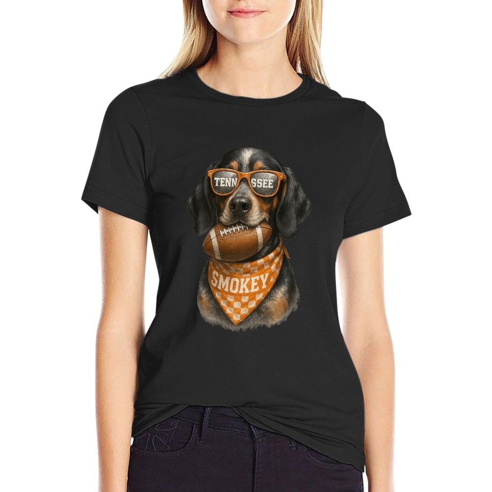Custom Dog Graphic T-Shirt | Unisex Casual Football Fan Tee