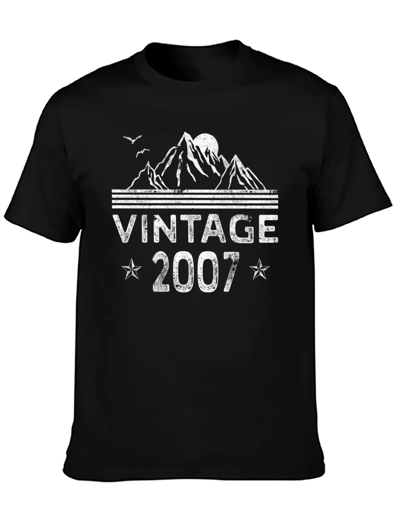 365 2007 For Classic Crew Neck Graphic Tee – Everyday Minimal Look