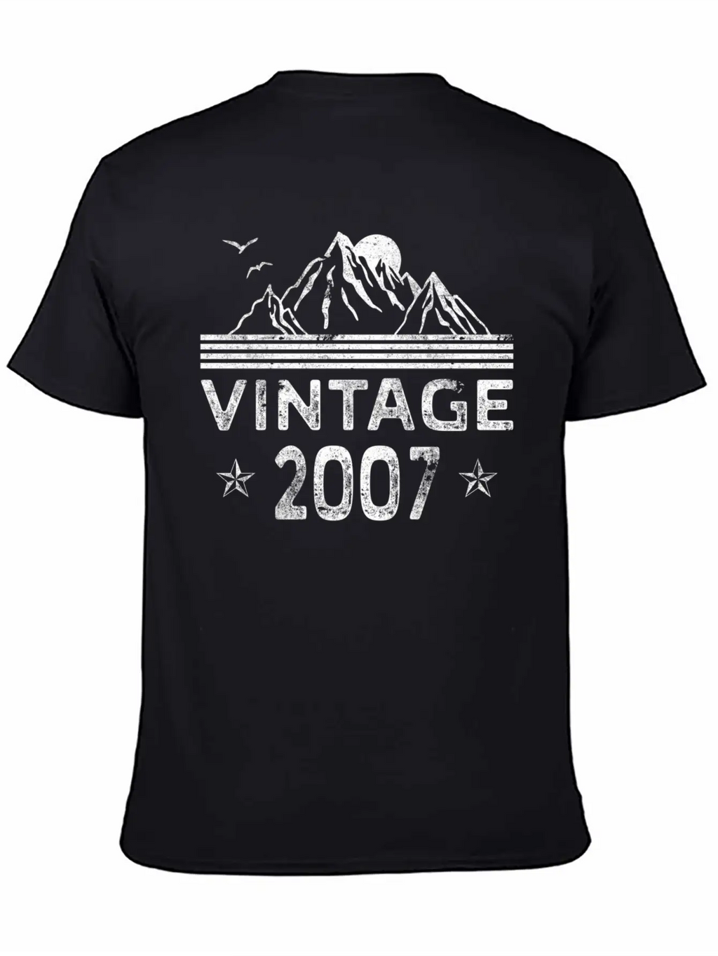 365 2007 For Classic Crew Neck Graphic Tee – Everyday Minimal Look