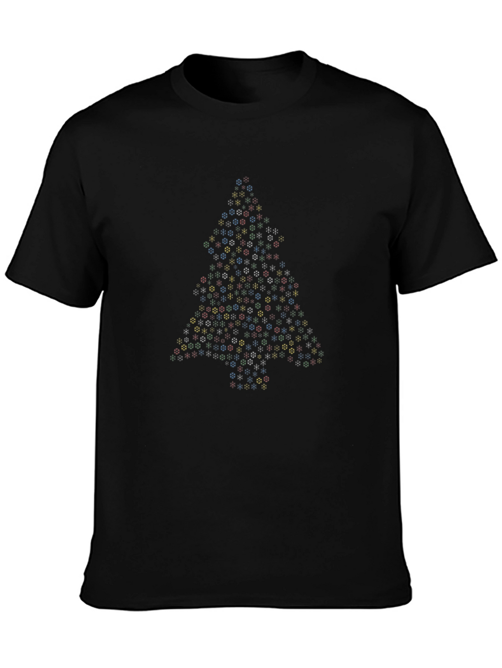 Abstract Christmas Tree Graphic Tee