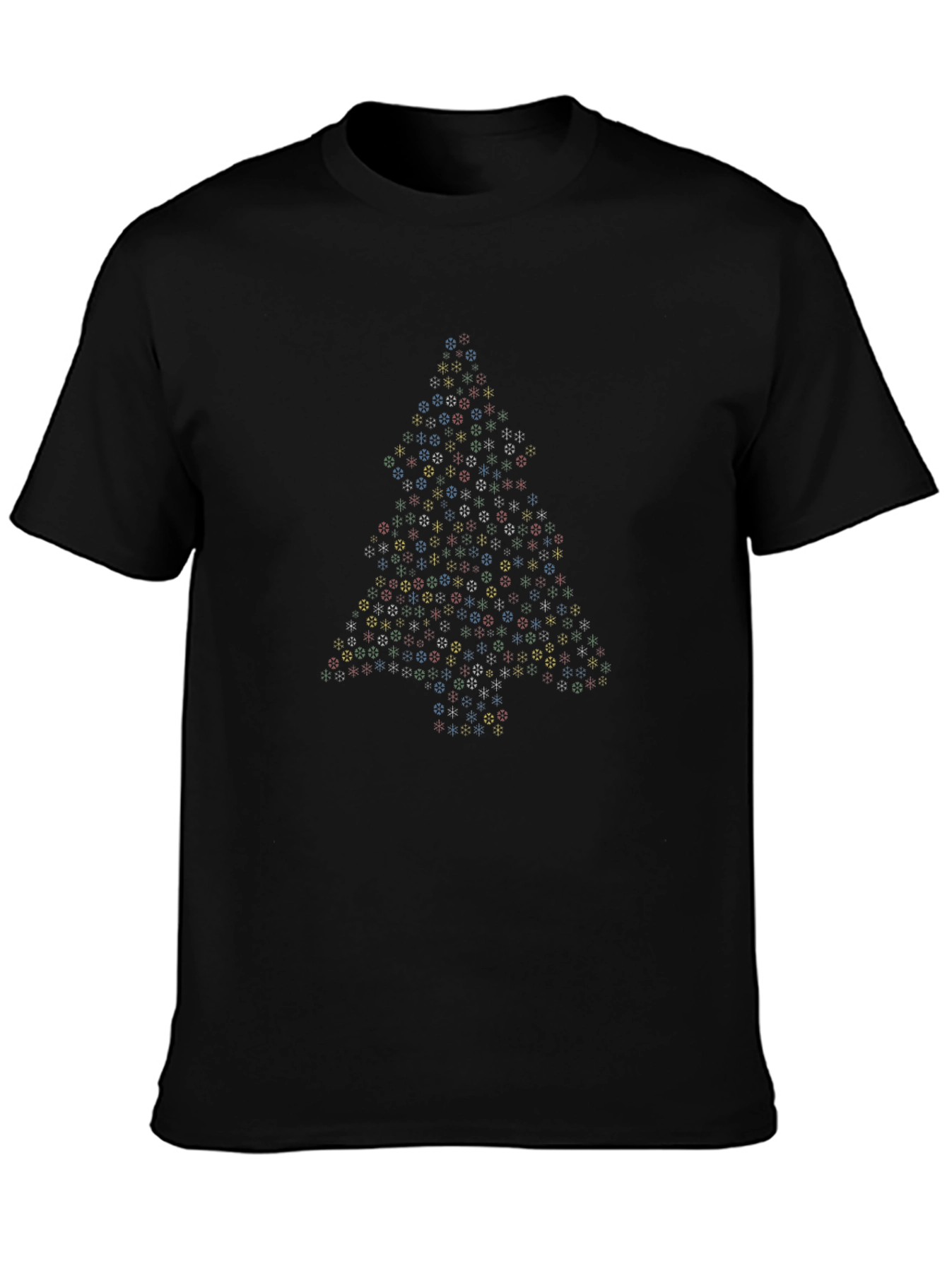 Abstract Christmas Tree Graphic Tee