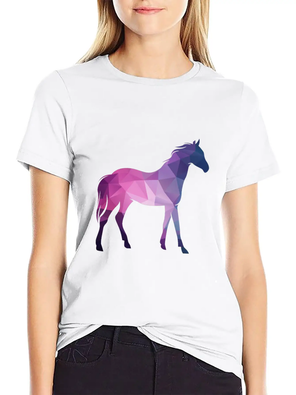 3D Horse Classic Fit Graphic Tee For Daily Comfort – Unisex Cotton Shirt