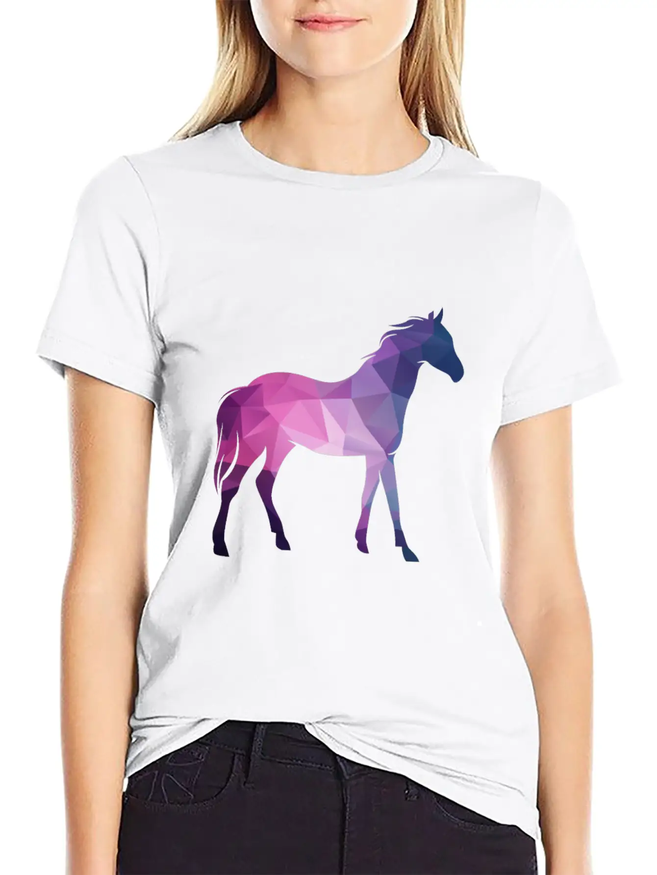 3D Horse Classic Fit Graphic Tee For Daily Comfort – Unisex Cotton Shirt