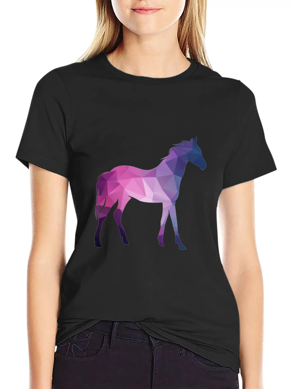 3D Horse Classic Fit Graphic Tee For Daily Comfort – Unisex Cotton Shirt