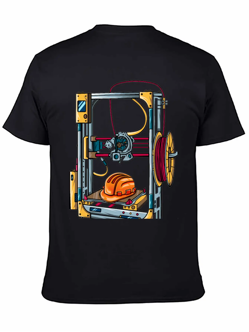 3D Printer #1 Made By Engineer Classic Crew Neck Graphic Tee – Everyday Minimal Look