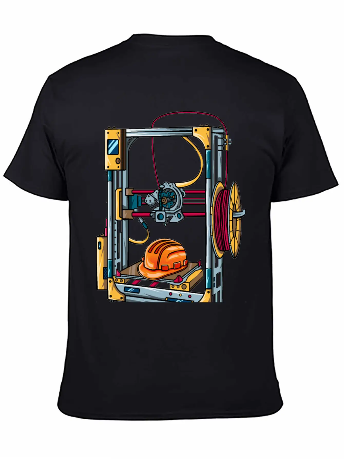 3D Printer #1 Made By Engineer Classic Crew Neck Graphic Tee – Everyday Minimal Look