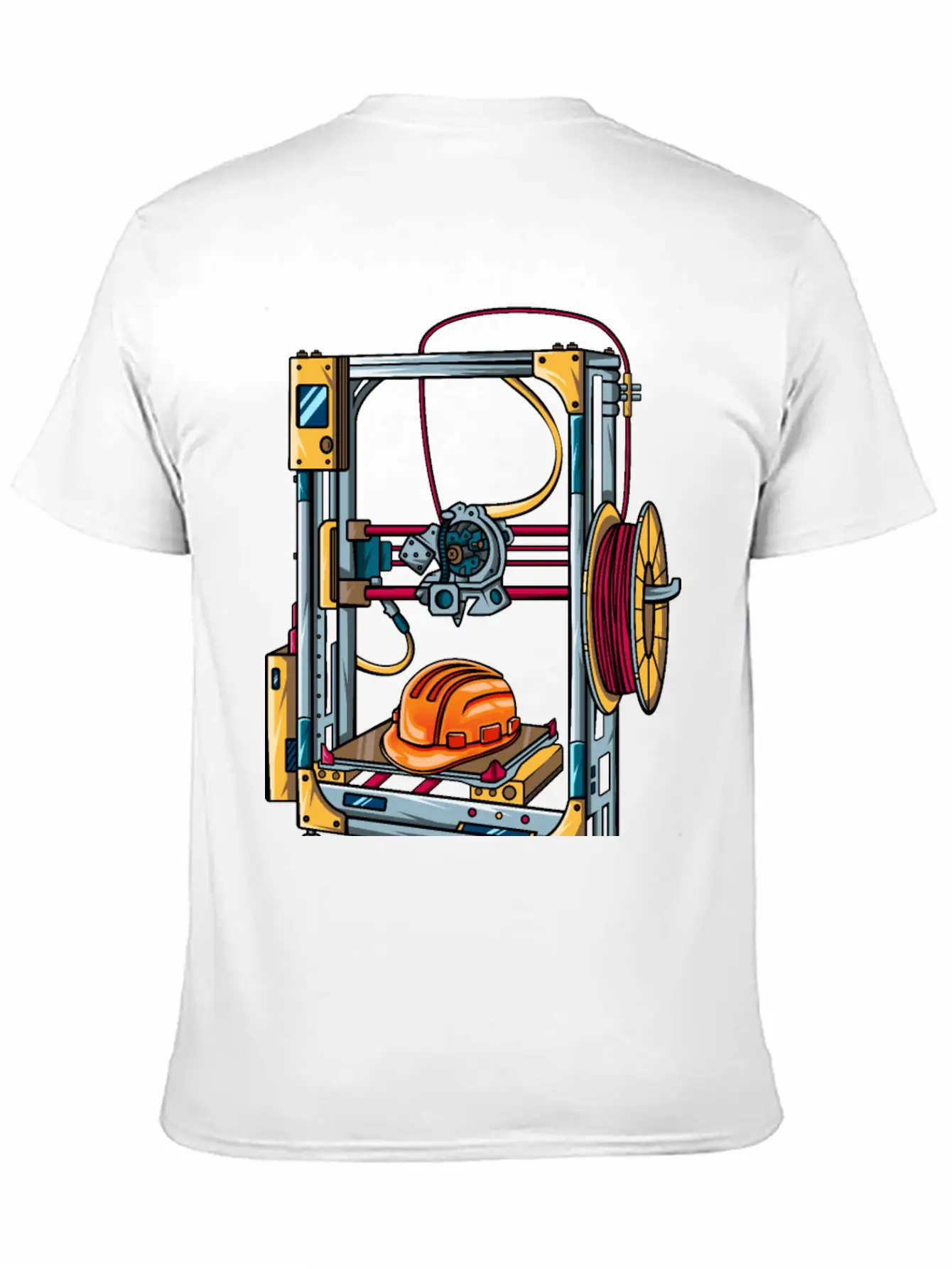 3D Printer #1 Made By Engineer Classic Crew Neck Graphic Tee – Everyday Minimal Look