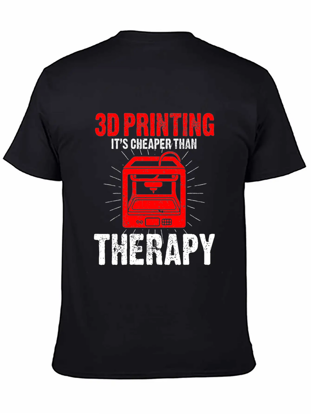 3D Printer Design For Nerds Who Produce 3D Unisex Cotton Tee – Relaxed Fit For Any Occasion
