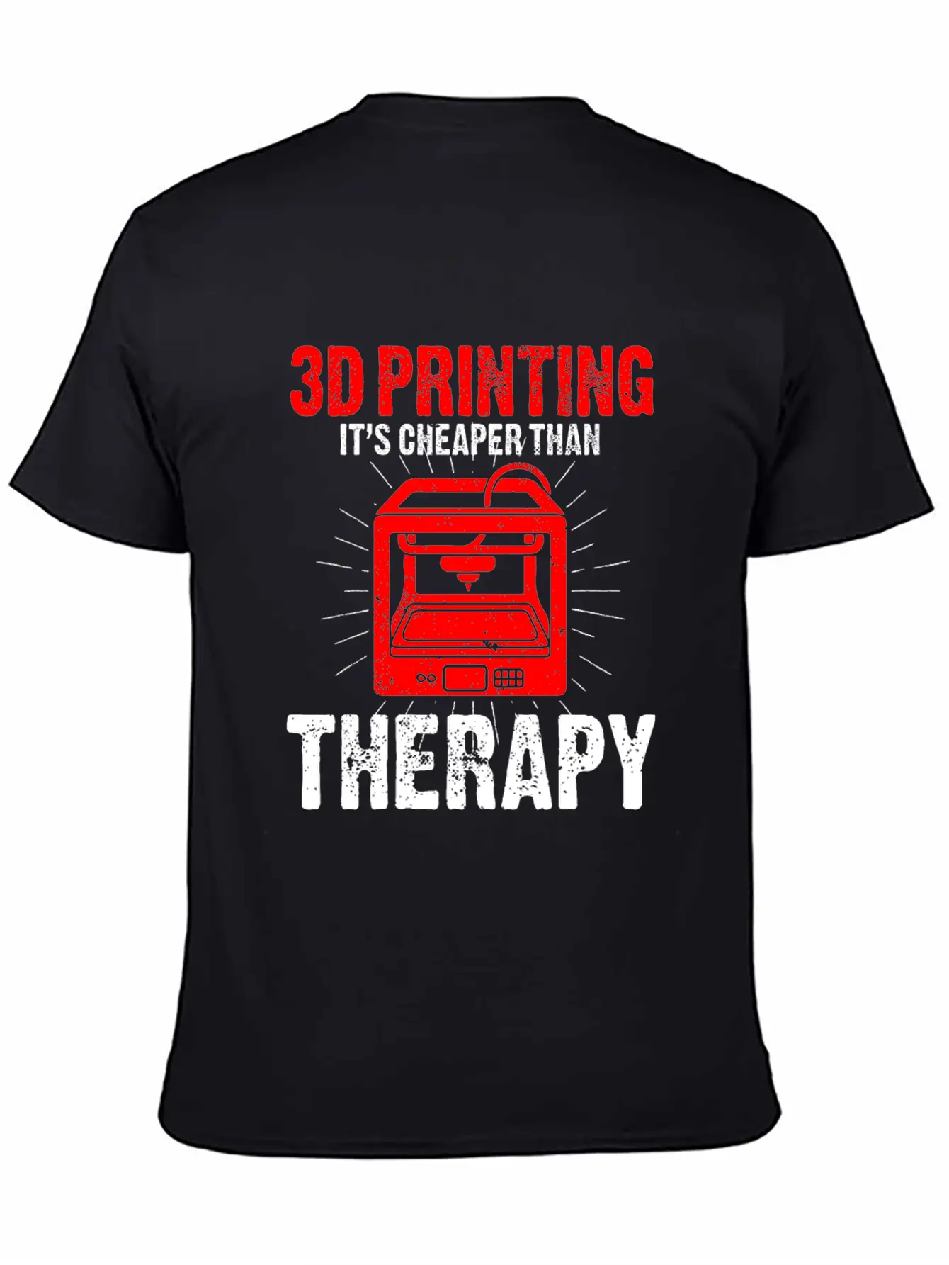 3D Printer Design For Nerds Who Produce 3D Unisex Cotton Tee – Relaxed Fit For Any Occasion