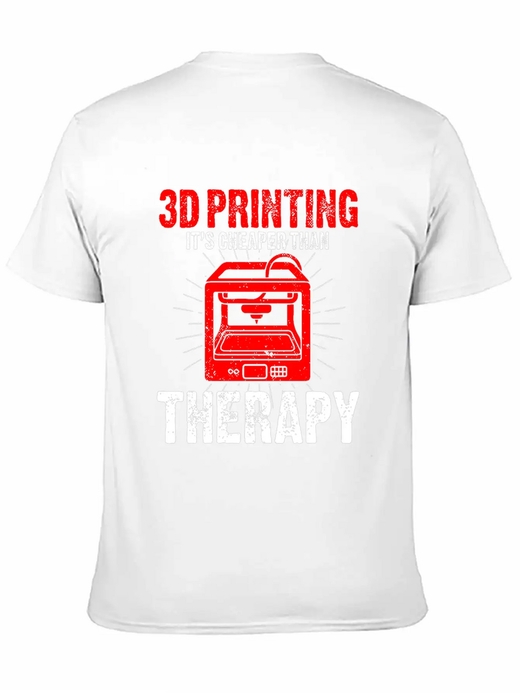 3D Printer Design For Nerds Who Produce 3D Unisex Cotton Tee – Relaxed Fit For Any Occasion